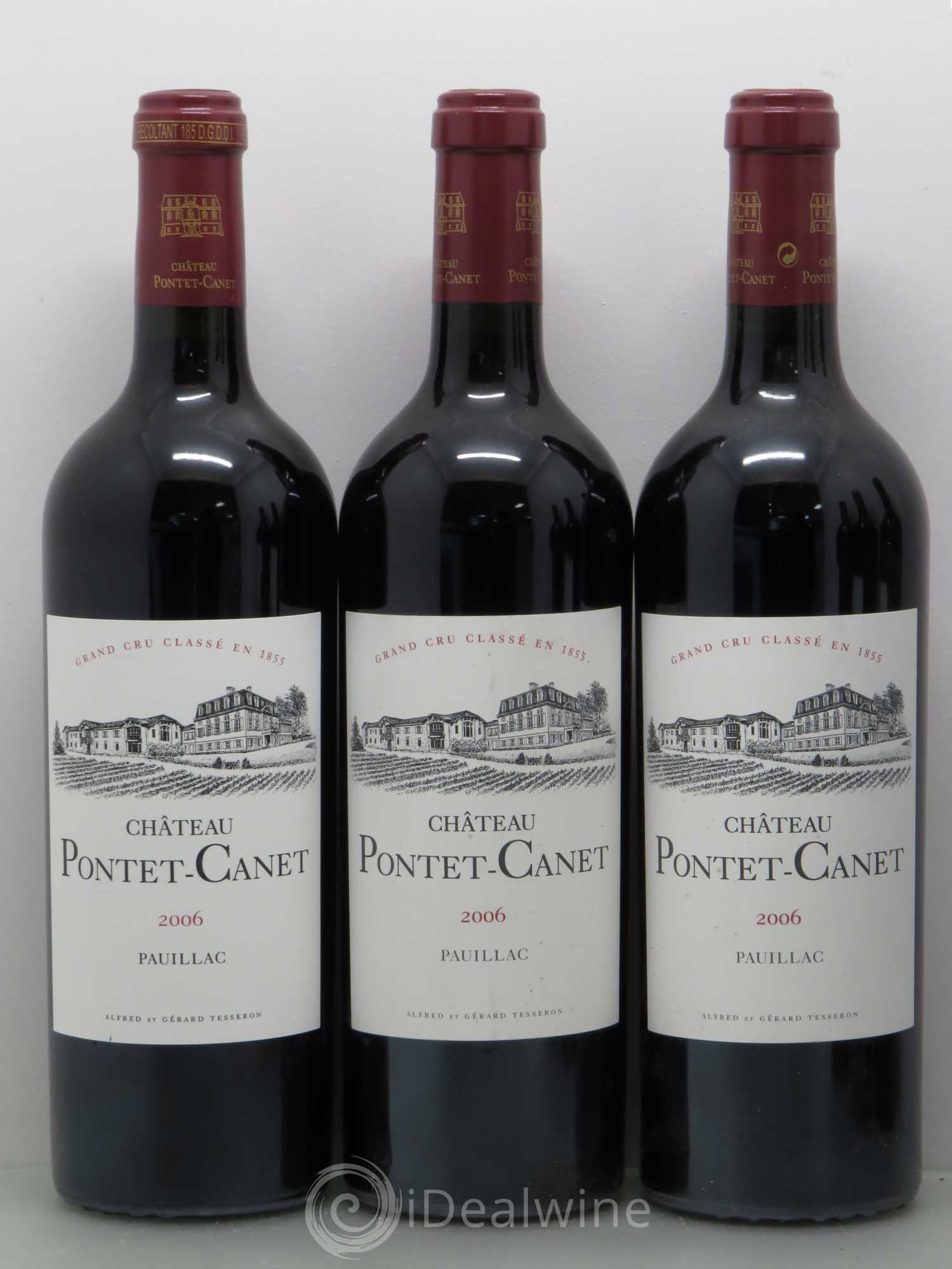 Château Pontet Canet 5ème Grand Cru Classé 2006 - Lot de 6 bouteilles - 1