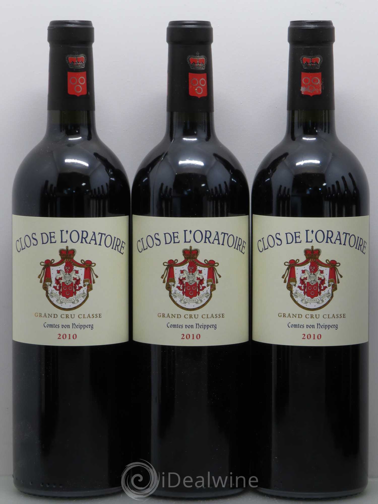 Clos de l'Oratoire Grand Cru Classé 2010 - Lot de 12 bouteilles - 1