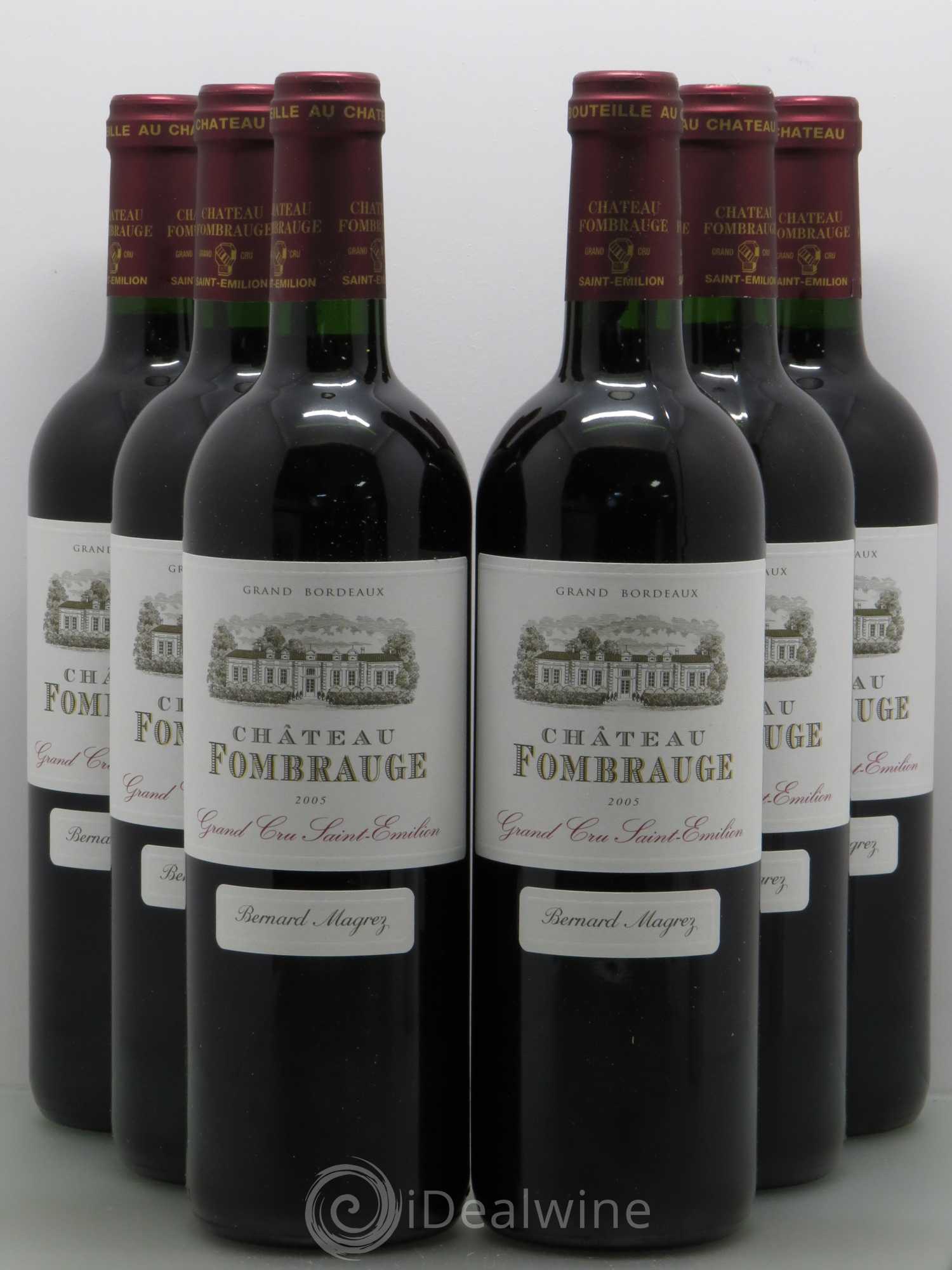 Château Fombrauge Grand Cru Classé 2005 - Lot de 6 bouteilles - 0