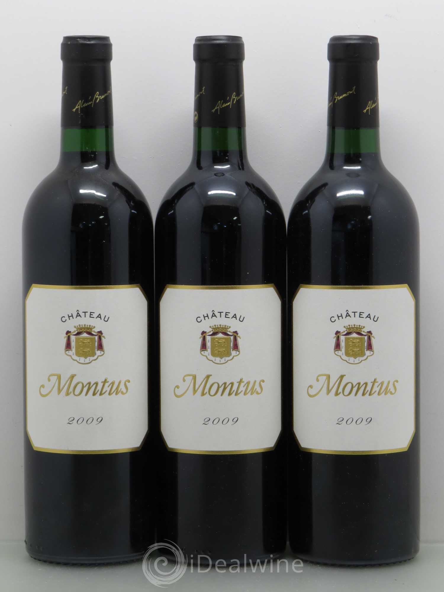 Madiran Château Montus Alain Brumont 2009 - Lot de 3 bouteilles - 0