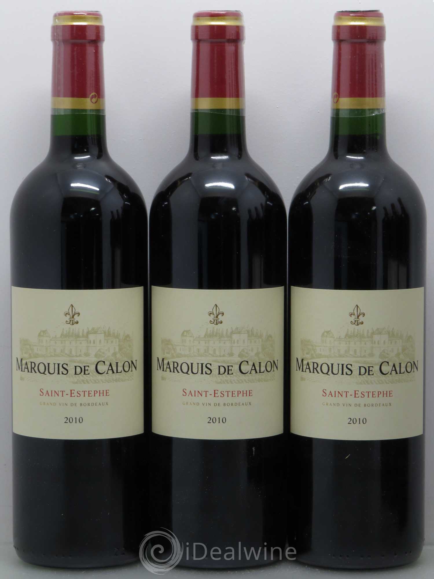 Bordeaux Marquis de Calon 2010 - Posten von 6 Flaschen - 1