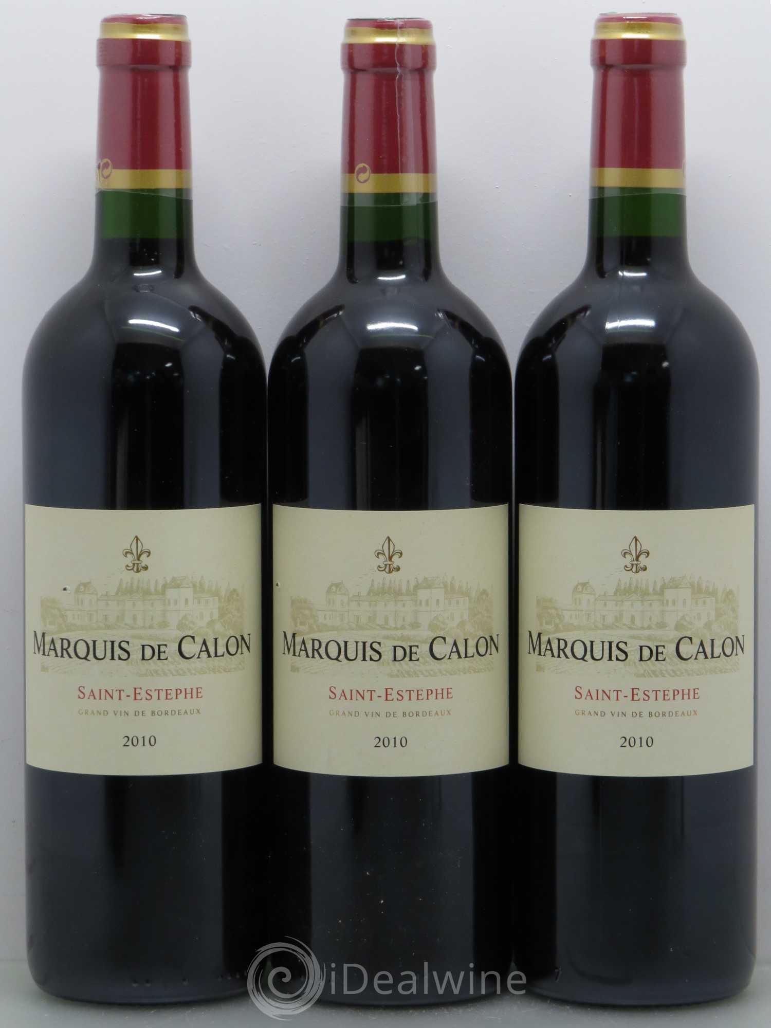 Bordeaux Marquis de Calon 2010 - Posten von 6 Flaschen - 2