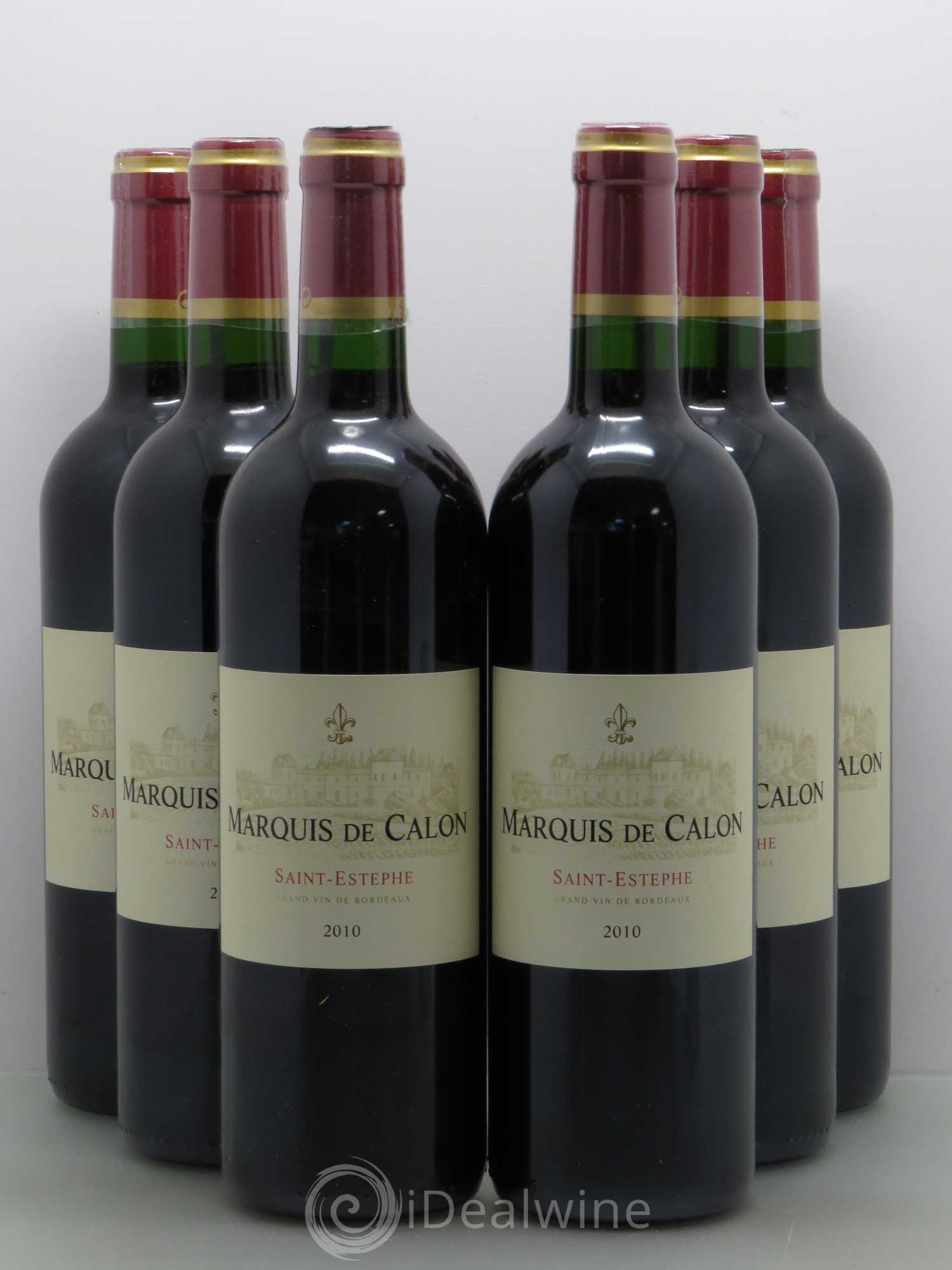Bordeaux Marquis de Calon 2010 - Posten von 6 Flaschen - 0