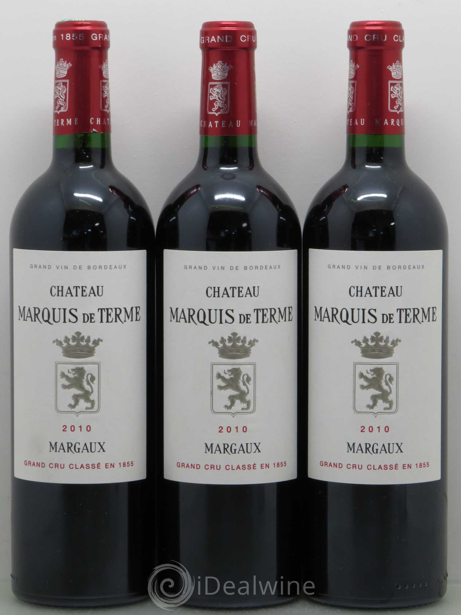 Château Marquis de Terme 4ème Grand Cru Classé 2010 - Lot de 6 bouteilles - 2
