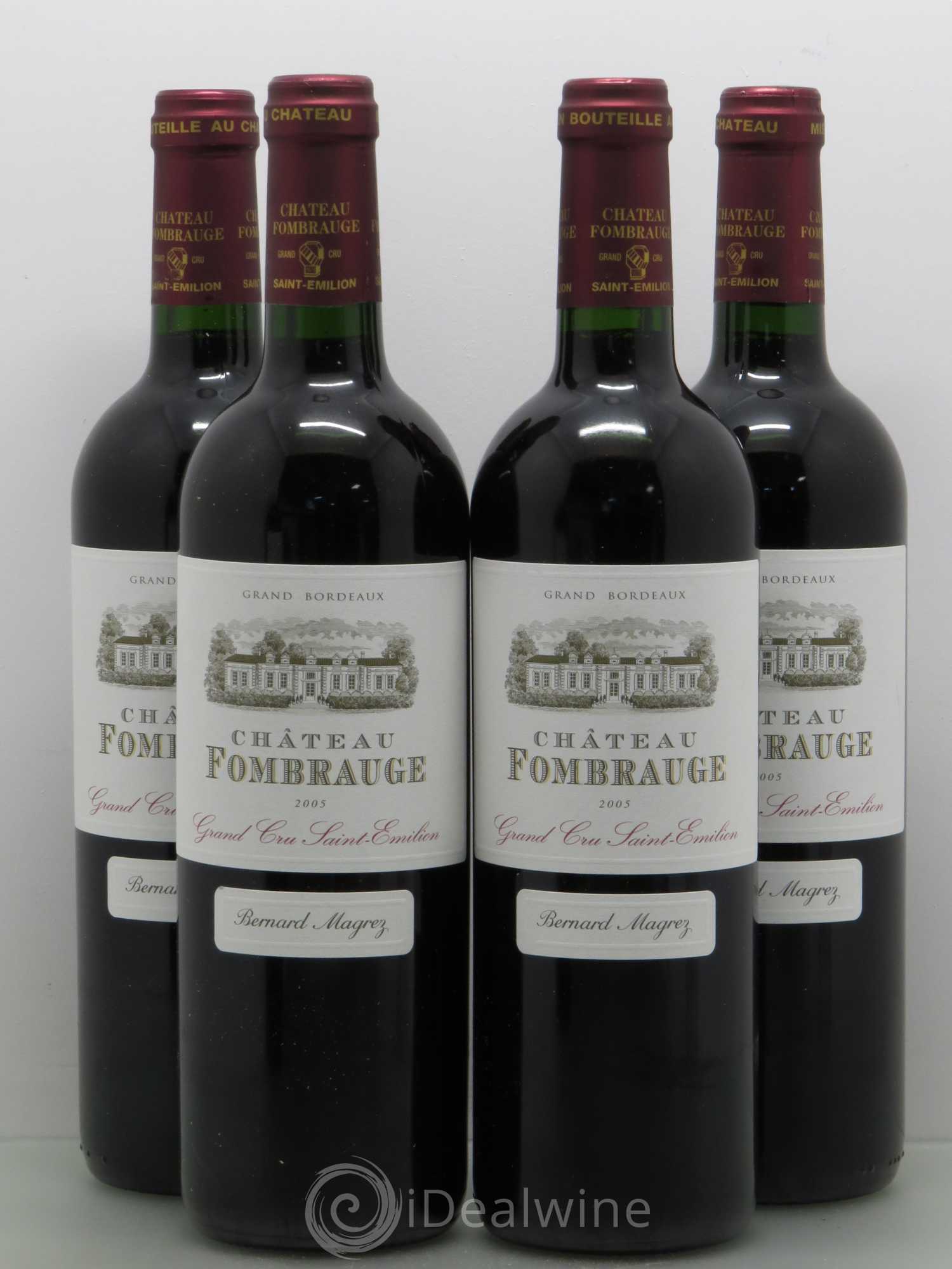 Château Fombrauge Grand Cru Classé 2005 - Lot de 4 bouteilles - 0