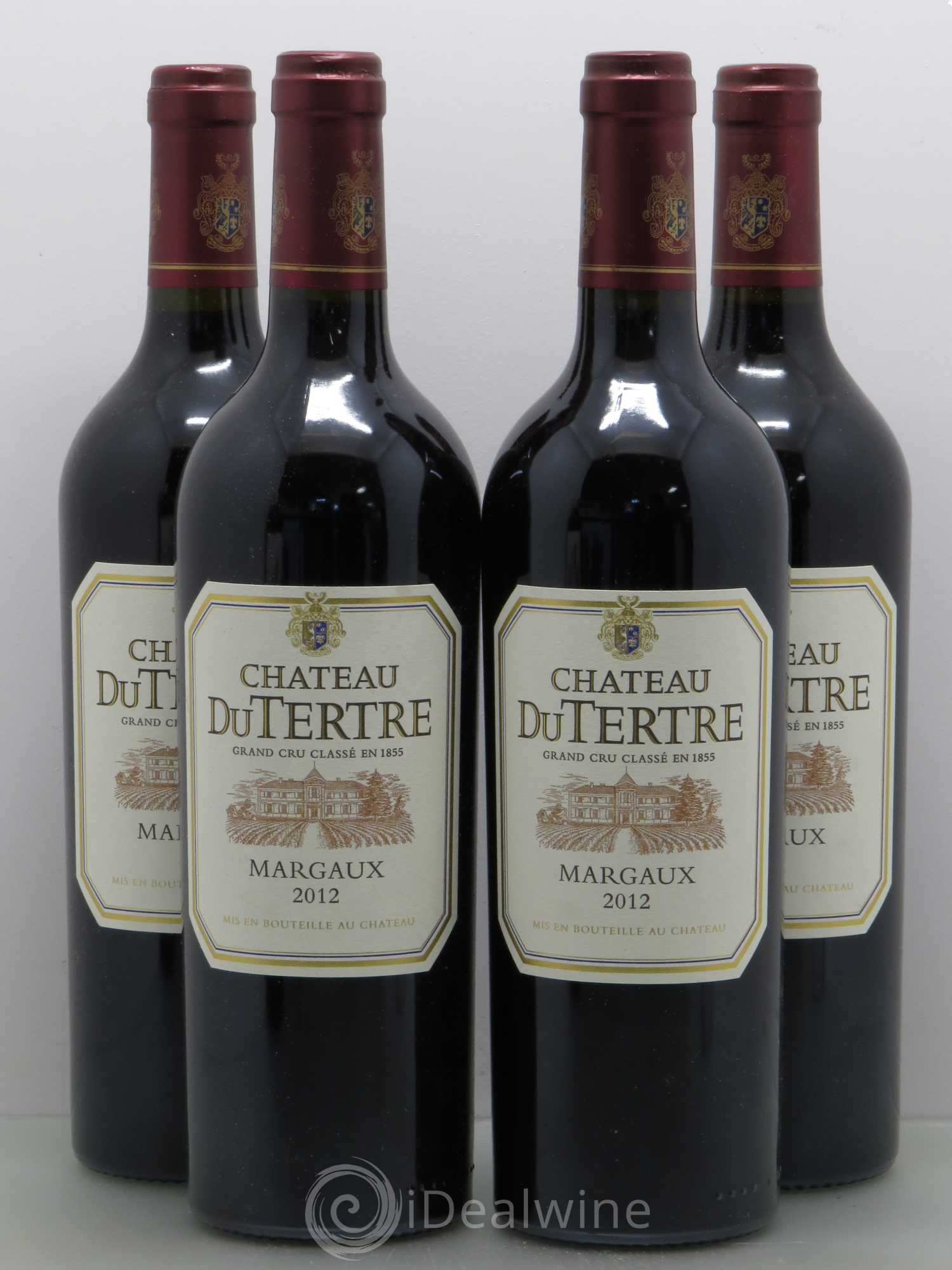 Château du Tertre 5ème Grand Cru Classé 2012 - Lot de 4 bouteilles - 0