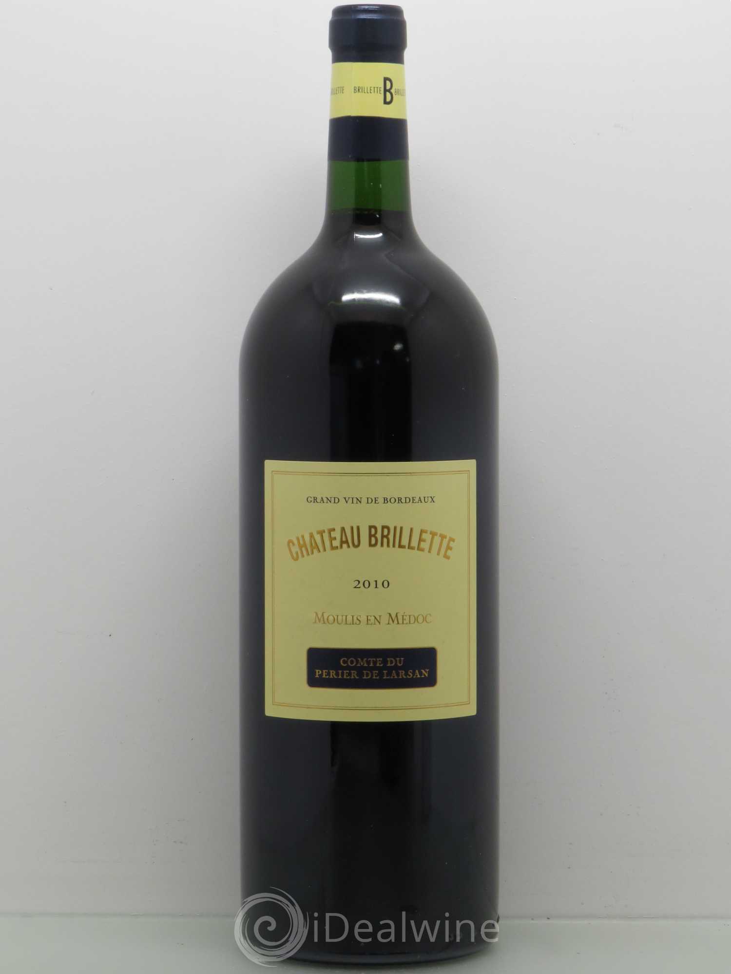 Château Brillette Cru Bourgeois 2010 - Lot de 1 magnum - 0