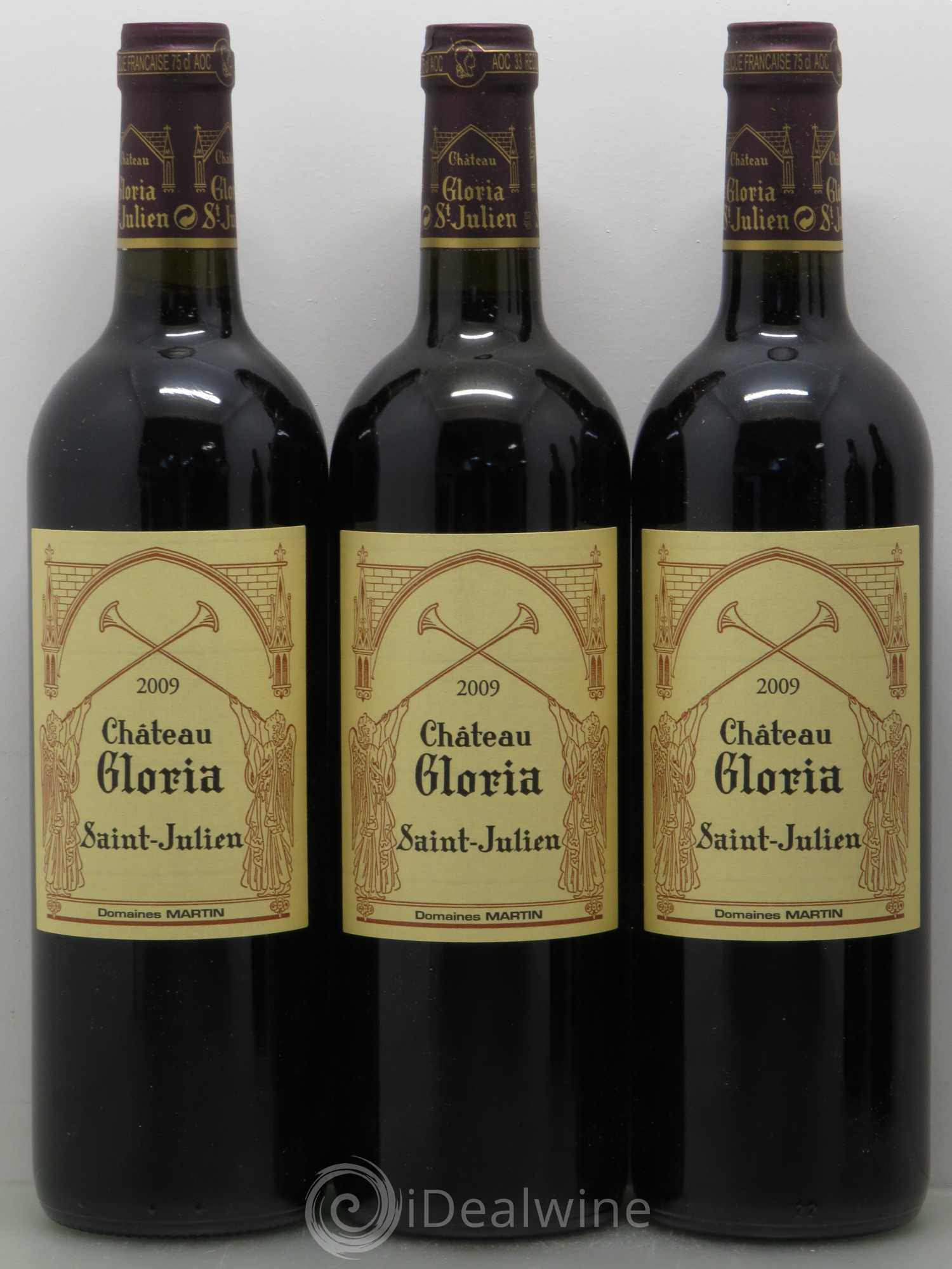 Château Gloria 2009 - Lot de 5 bouteilles - 1