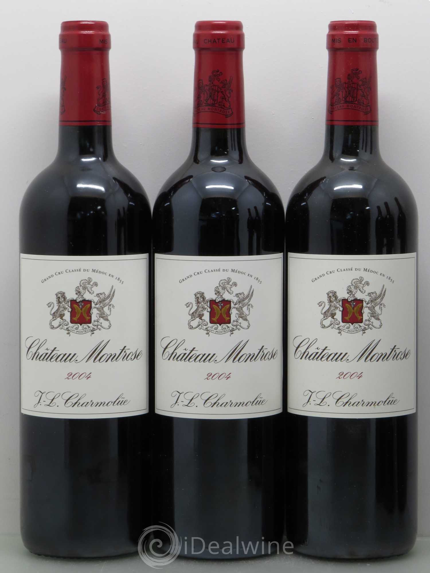 Château Montrose 2ème Grand Cru Classé 2004 - Lot de 6 bouteilles - 1