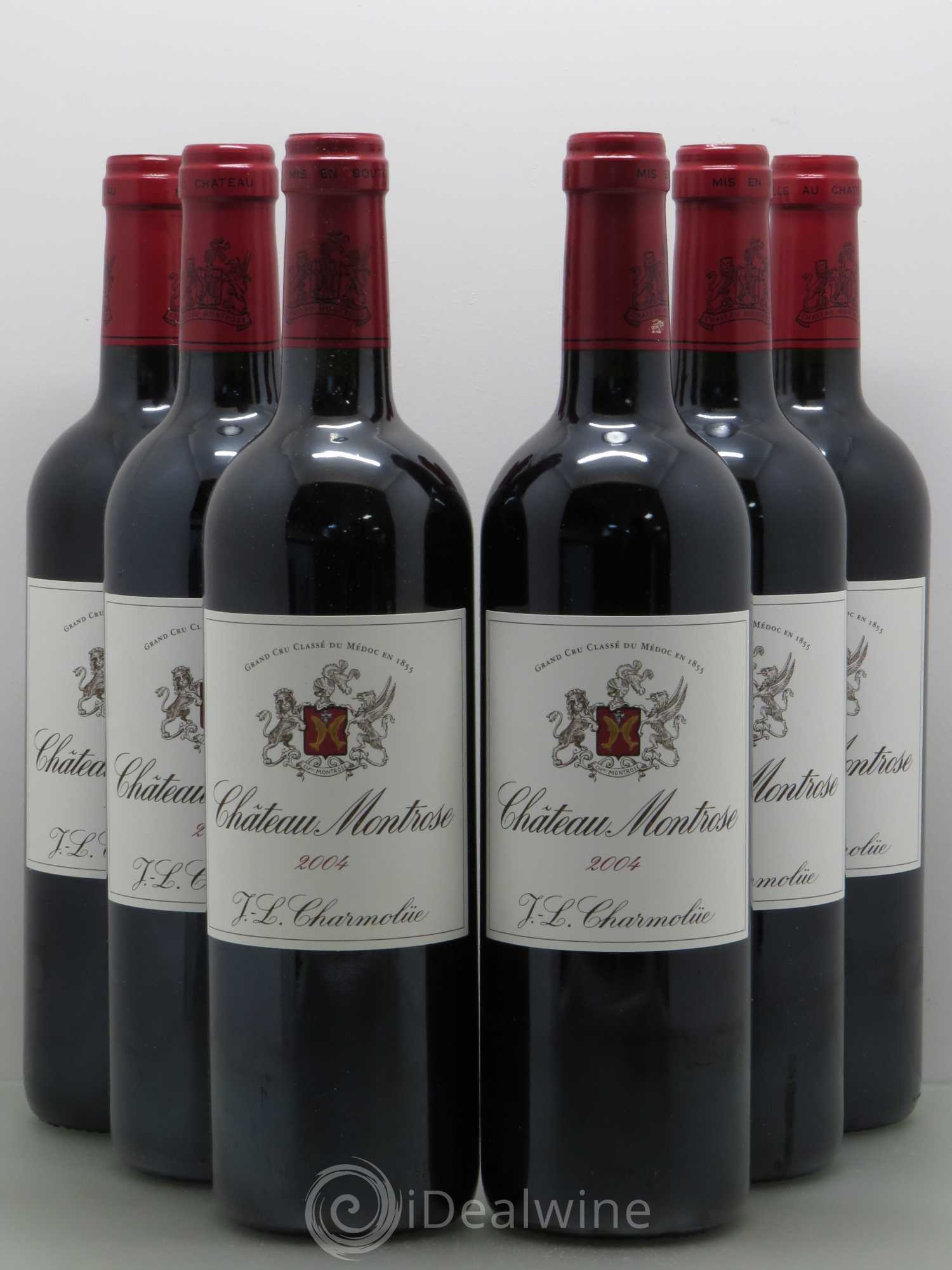 Château Montrose 2ème Grand Cru Classé 2004 - Lot de 6 bouteilles - 0