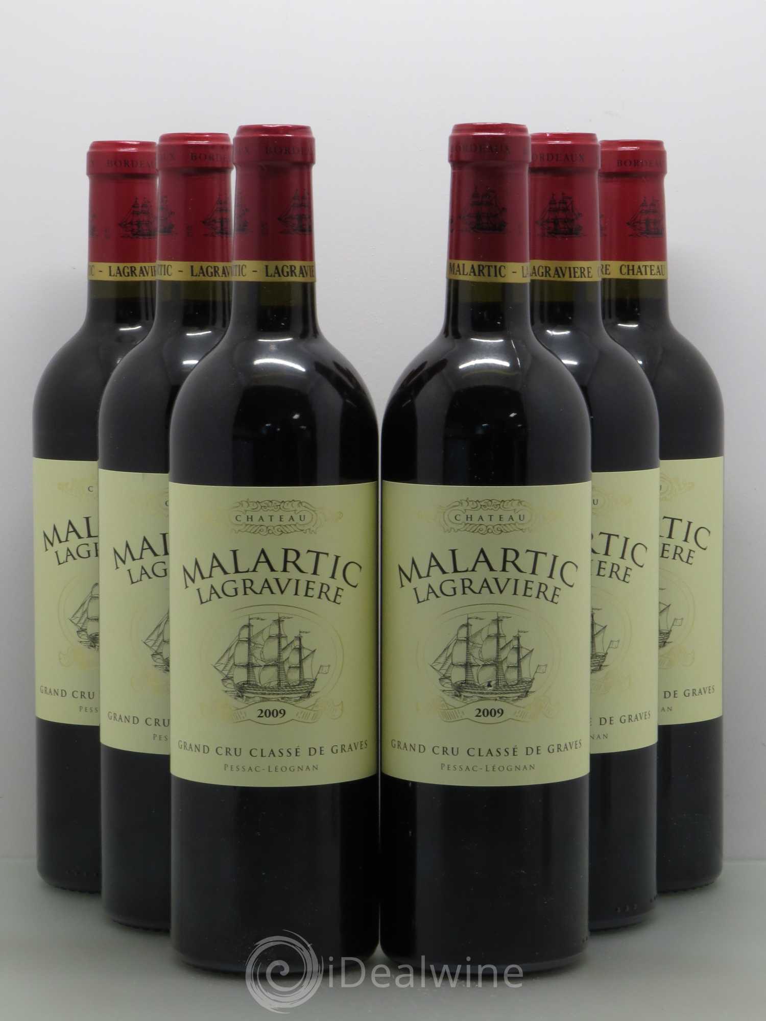 Château Malartic-Lagravière Cru Classé de Graves 2009 - Lot de 6 bouteilles - 0
