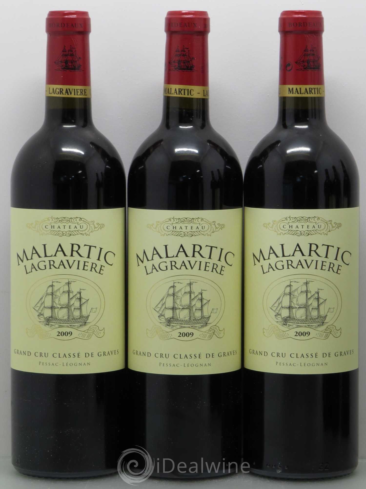 Château Malartic-Lagravière Cru Classé de Graves 2009 - Lot de 6 bouteilles - 1