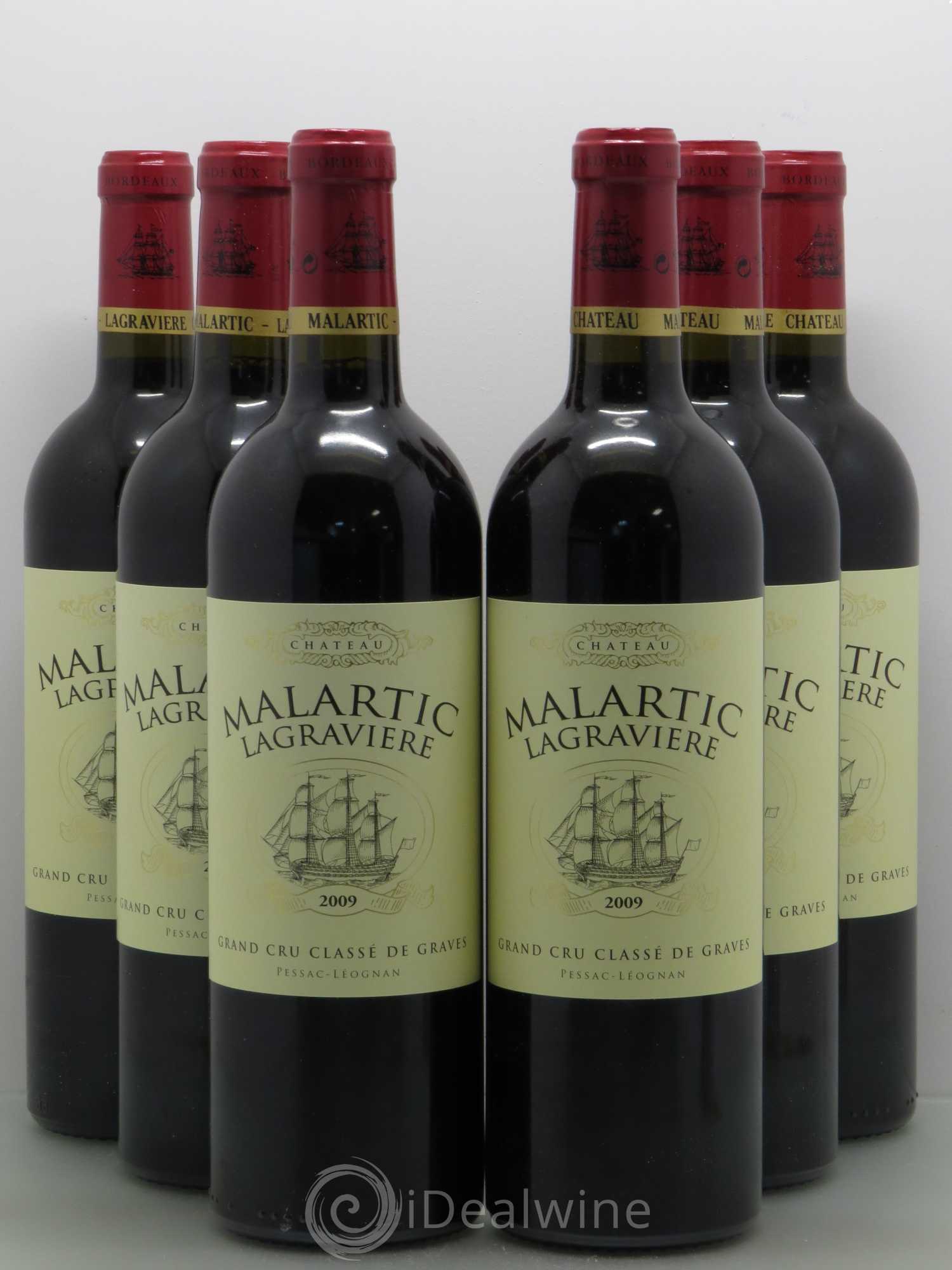 Château Malartic-Lagravière Cru Classé de Graves 2009 - Lot de 6 bouteilles - 0