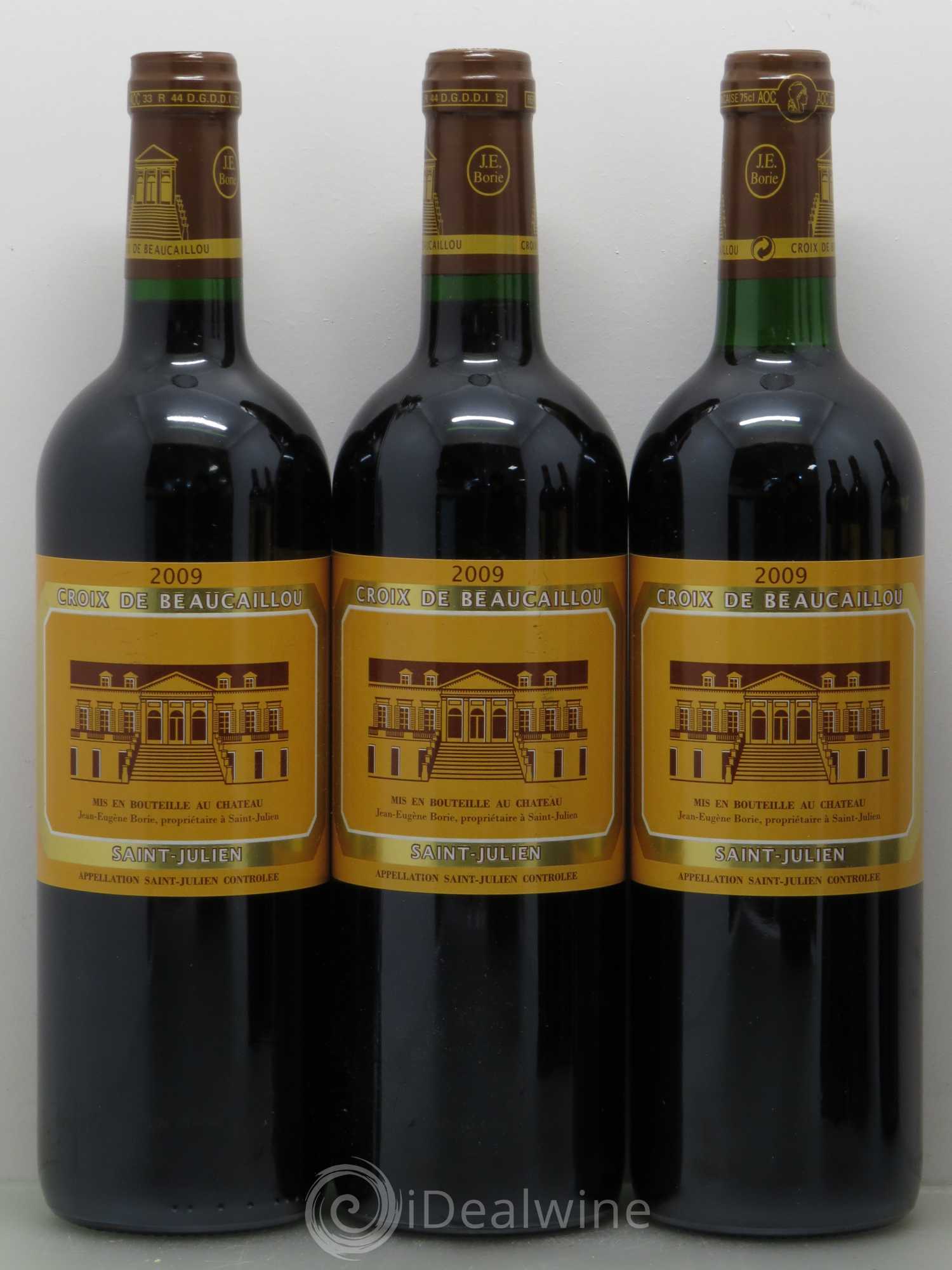 La Croix de Beaucaillou Second Vin 2009 - Lot de 6 bouteilles - 1
