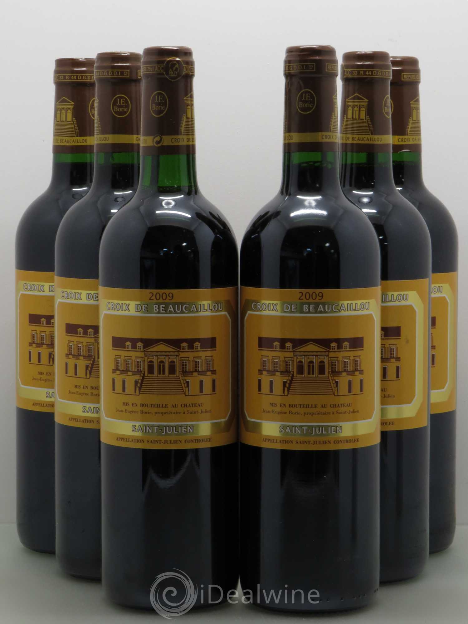 La Croix de Beaucaillou Second Vin 2009 - Lot de 6 bouteilles - 0