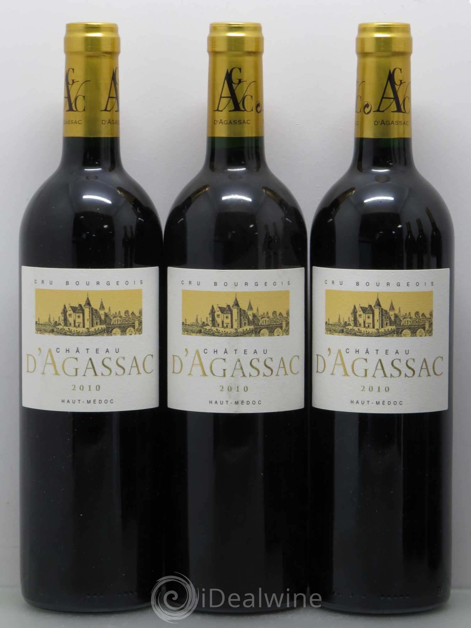 Château d' Agassac Cru Bourgeois 2010 - Lot de 6 bouteilles - 1