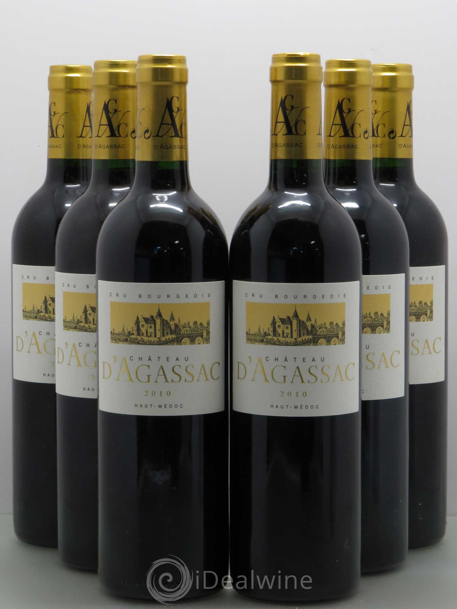 Château d' Agassac Cru Bourgeois 2010 - Lot de 6 bouteilles - 0