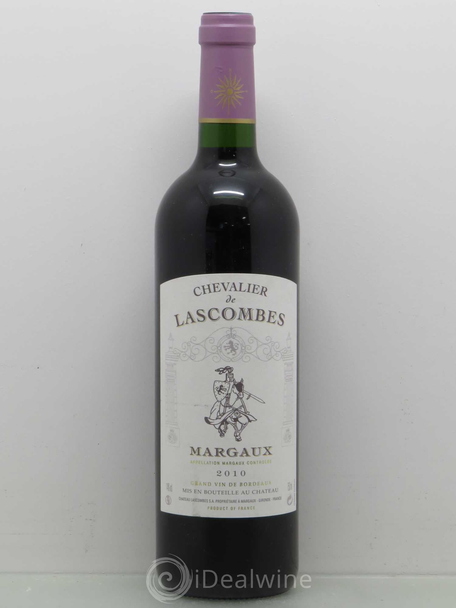 Chevalier de Lascombes Second Vin 2010 - Lot de 1 bouteille - 0
