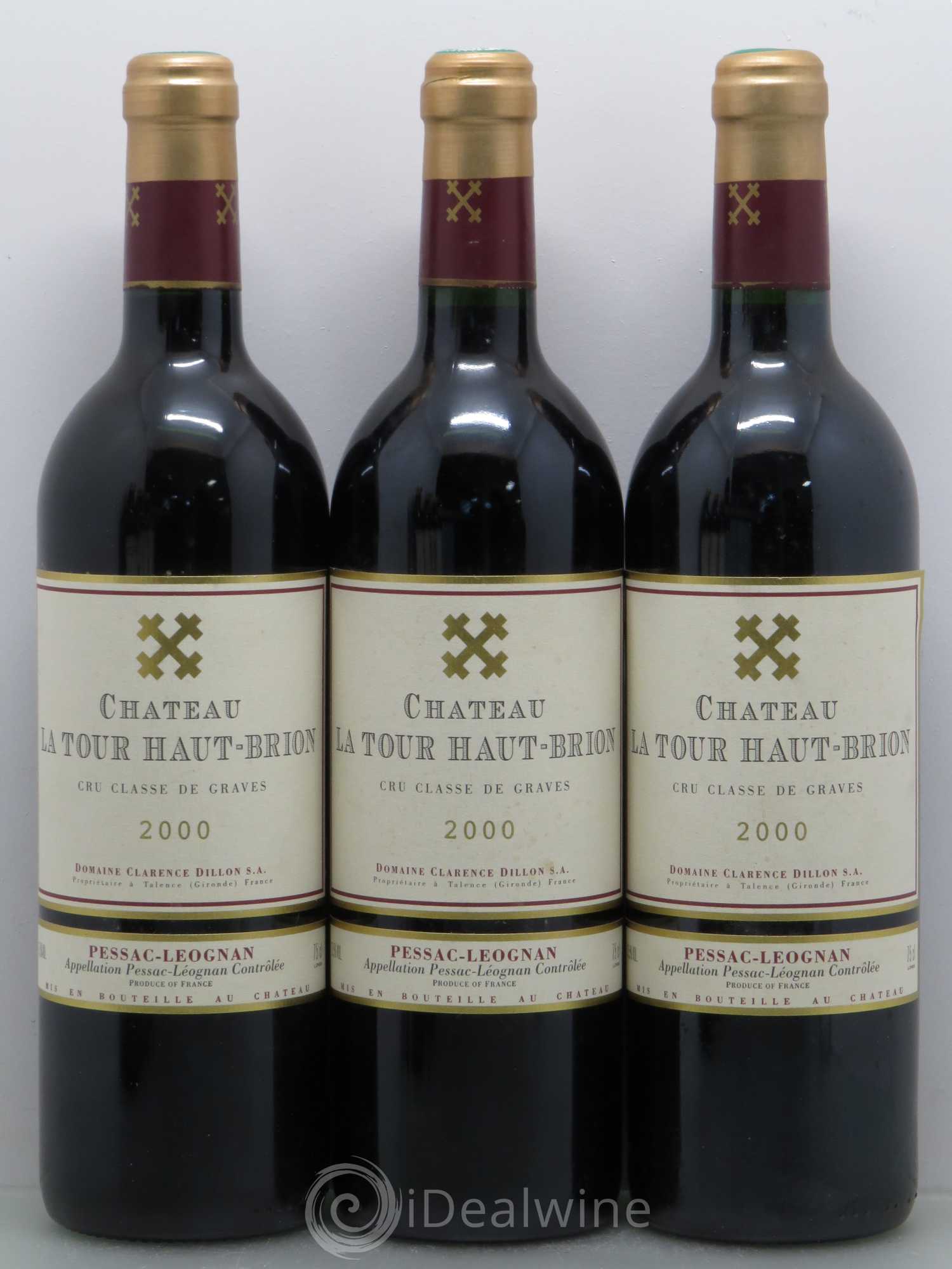 Château la Tour Haut-Brion Cru Classé de Graves 2000 - Lot de 6 bouteilles - 2