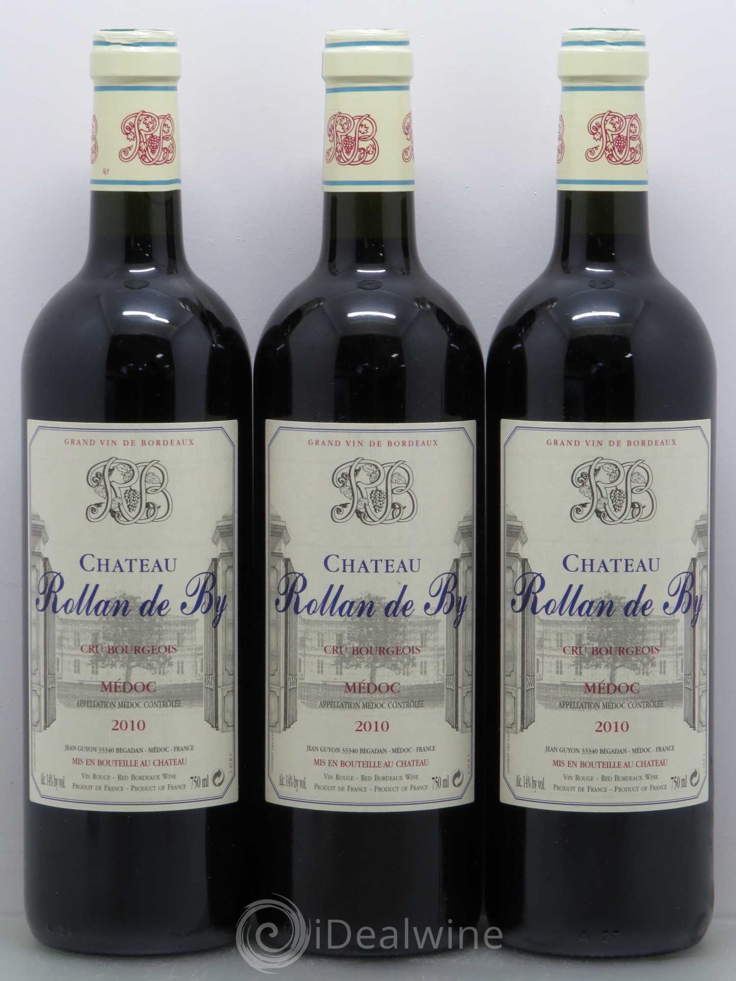 Château Rollan de By Cru Bourgeois 2010 - Lot de 3 bouteilles - 0