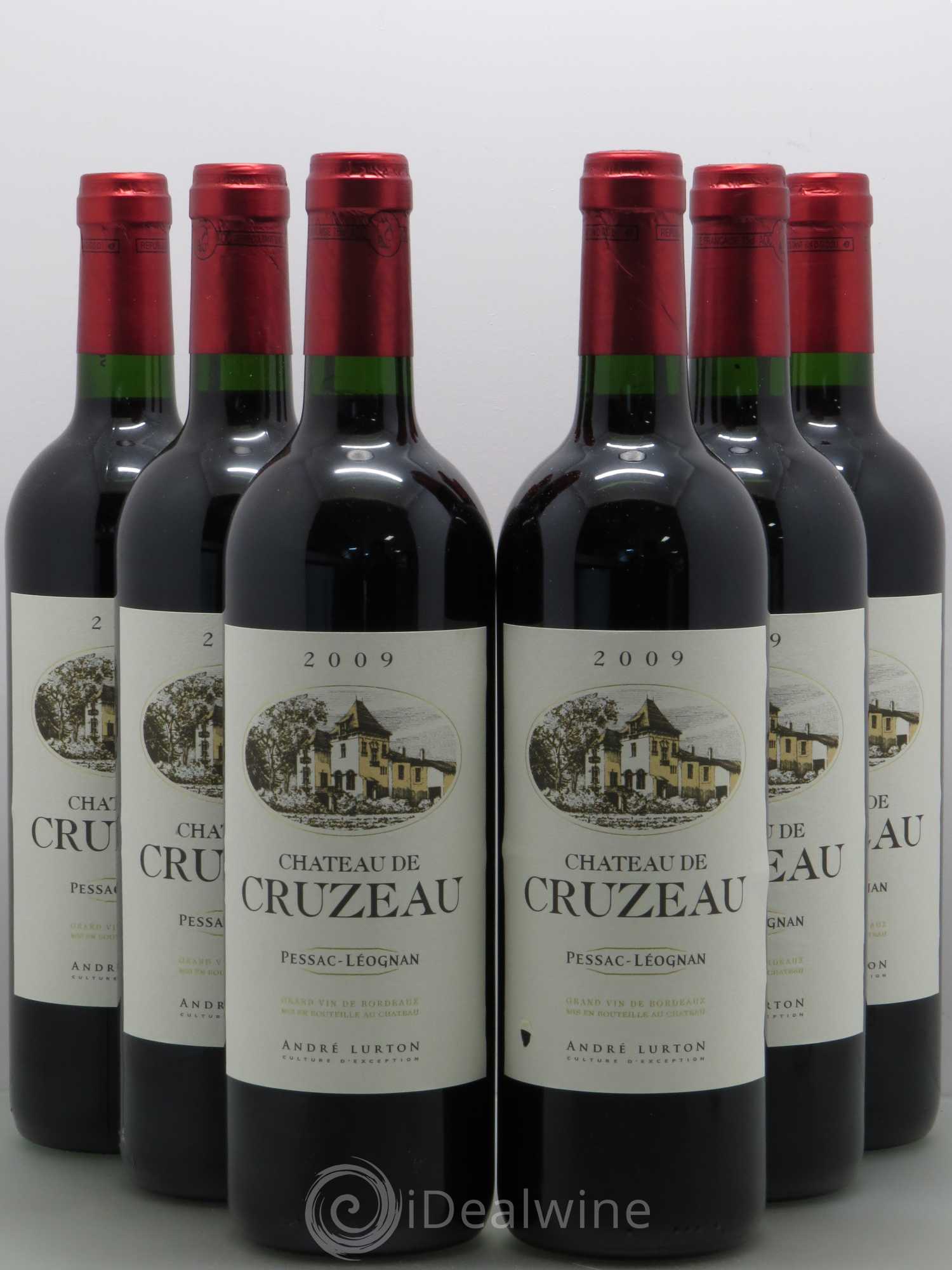 Château de Cruzeau 2009 - Lot de 6 bouteilles - 0