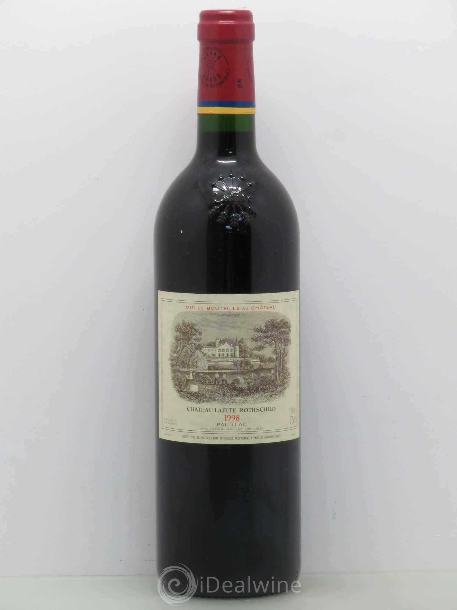 Château Lafite Rothschild 1er Grand Cru Classé 1998 - Lot de 1 bouteille - 0