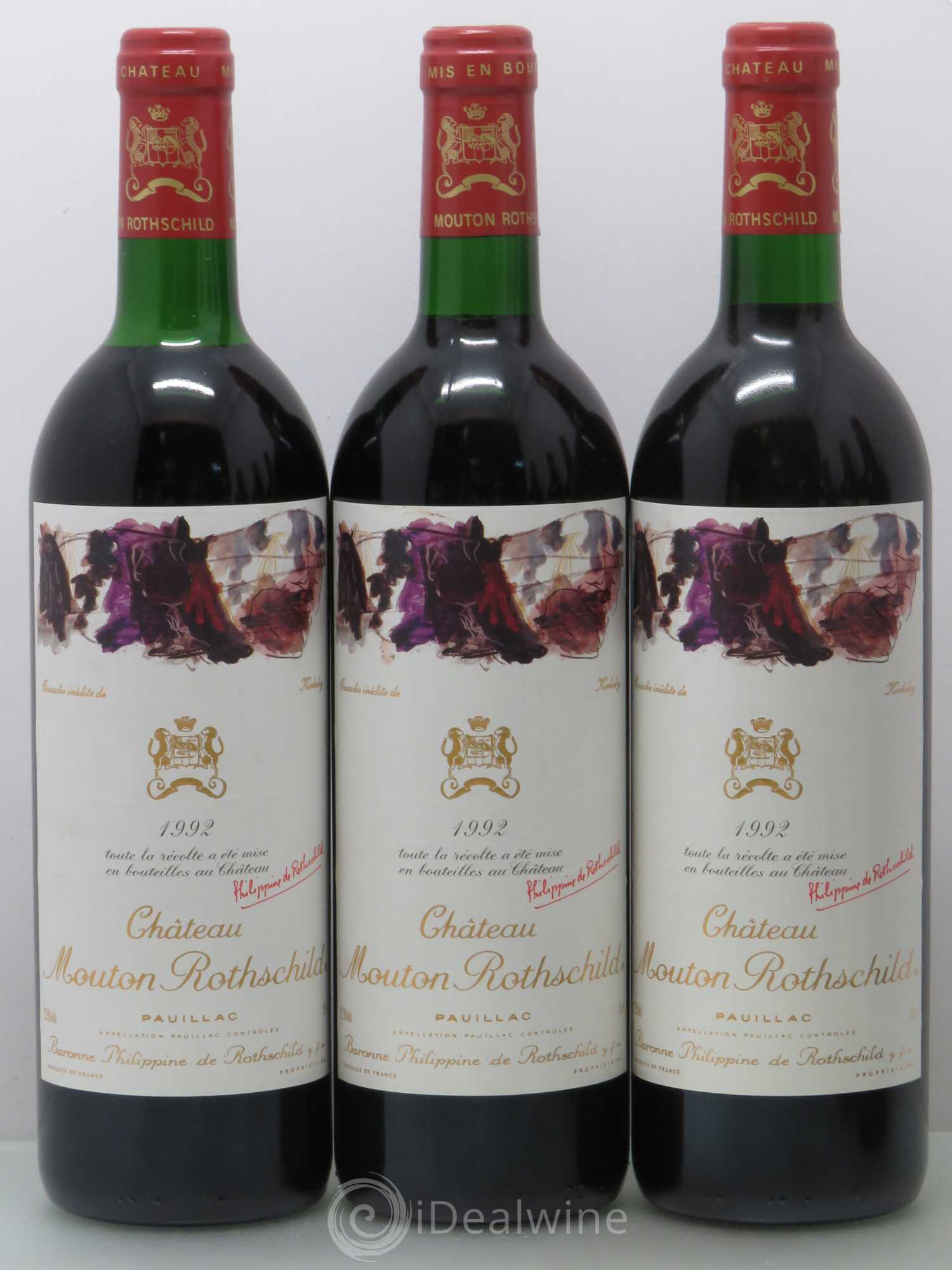 Château Mouton Rothschild 1er Grand Cru Classé 1992 - Lot de 12 bouteilles - 3