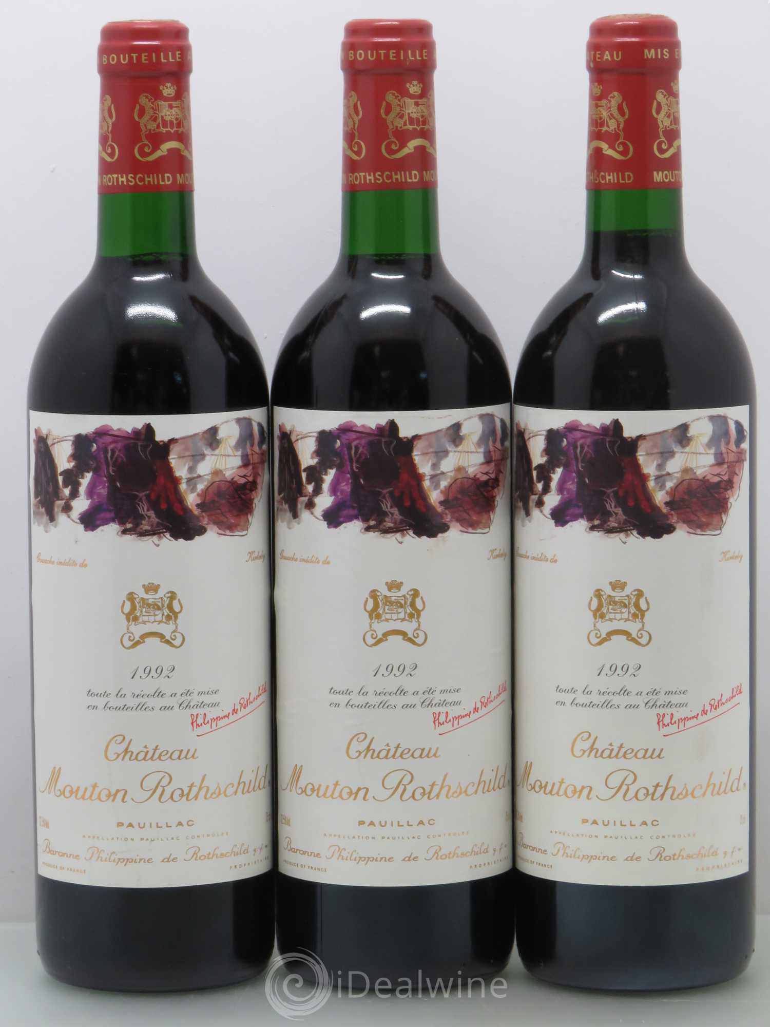Château Mouton Rothschild 1er Grand Cru Classé 1992 - Lot de 12 bouteilles - 4
