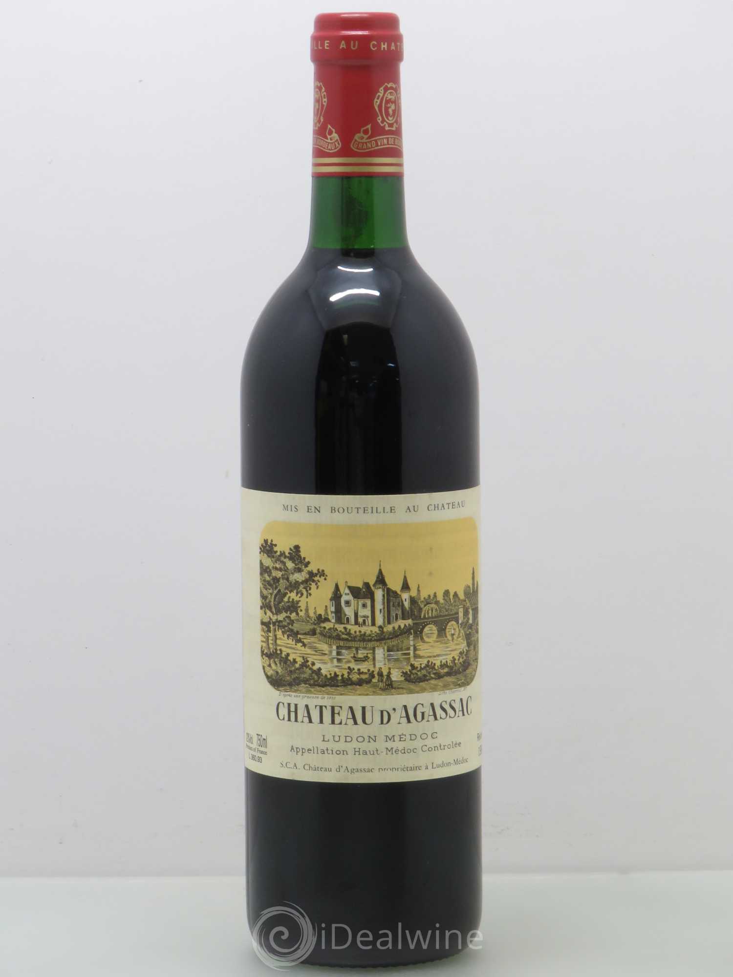 Château d' Agassac Cru Bourgeois 1993 - Lot de 1 bouteille - 0
