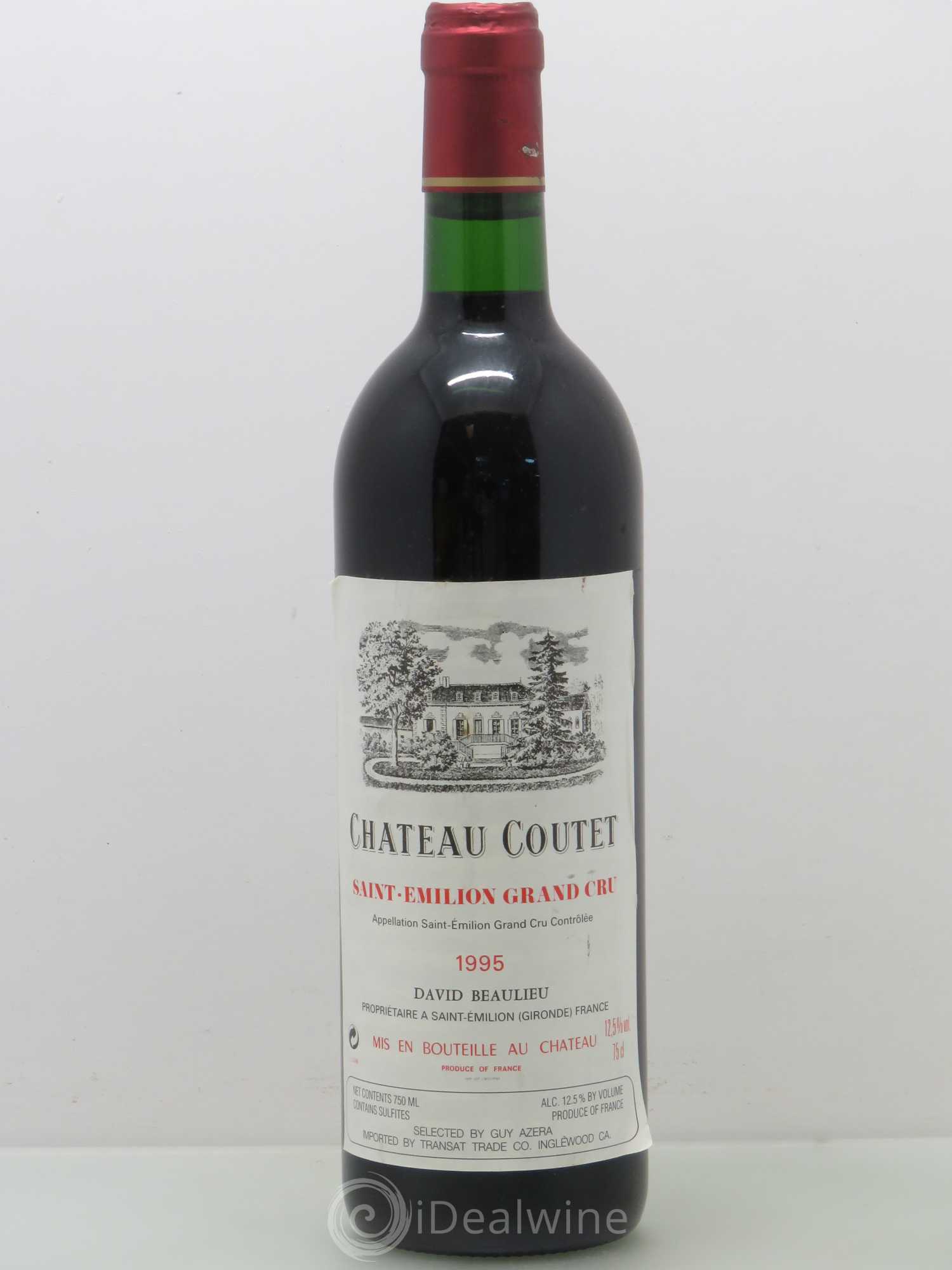 Saint-Émilion Château Coutet 1995 - Lot de 1 bouteille - 0