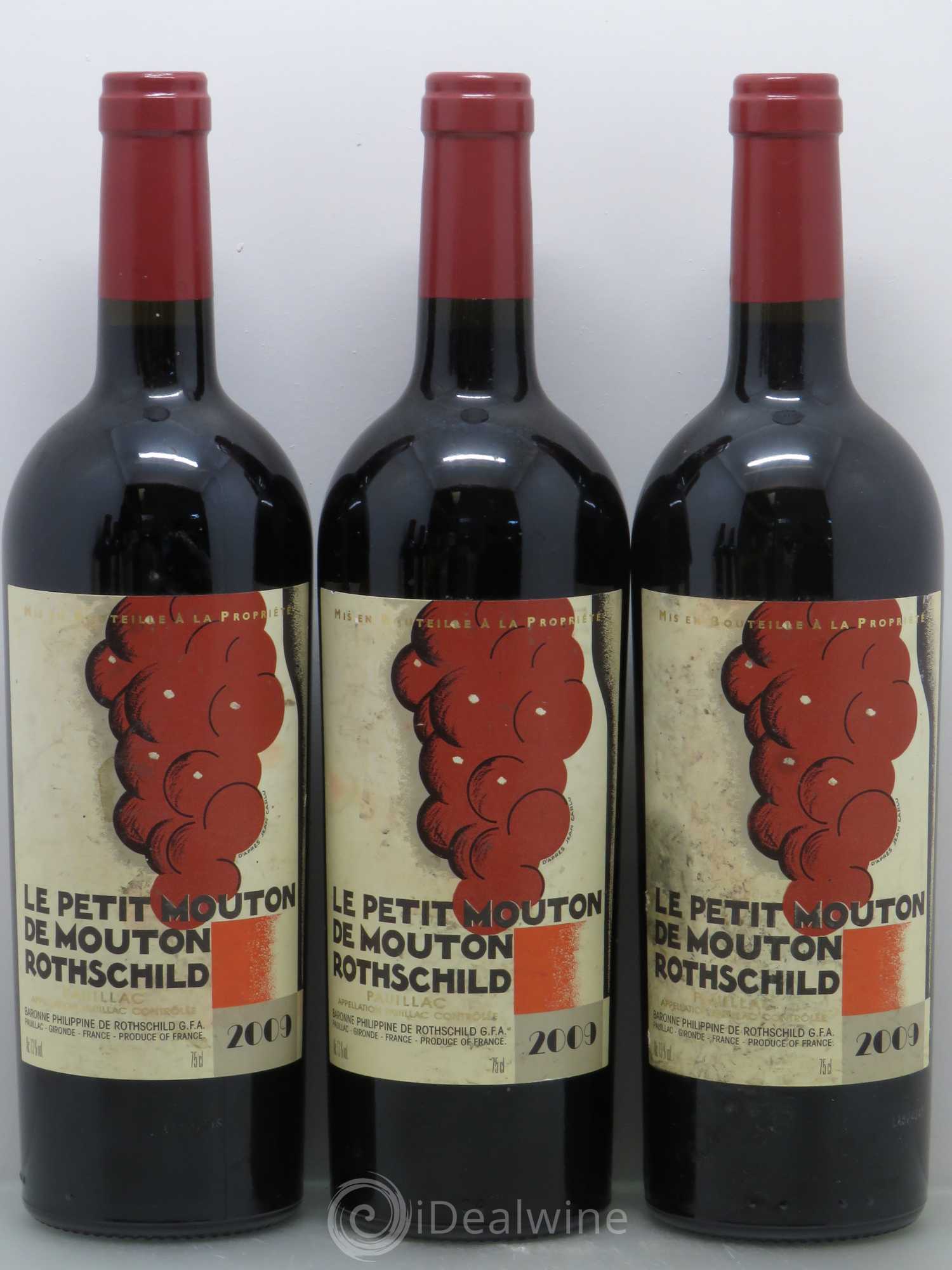 Petit Mouton Second Vin 2009 - Lot de 5 bouteilles - 1