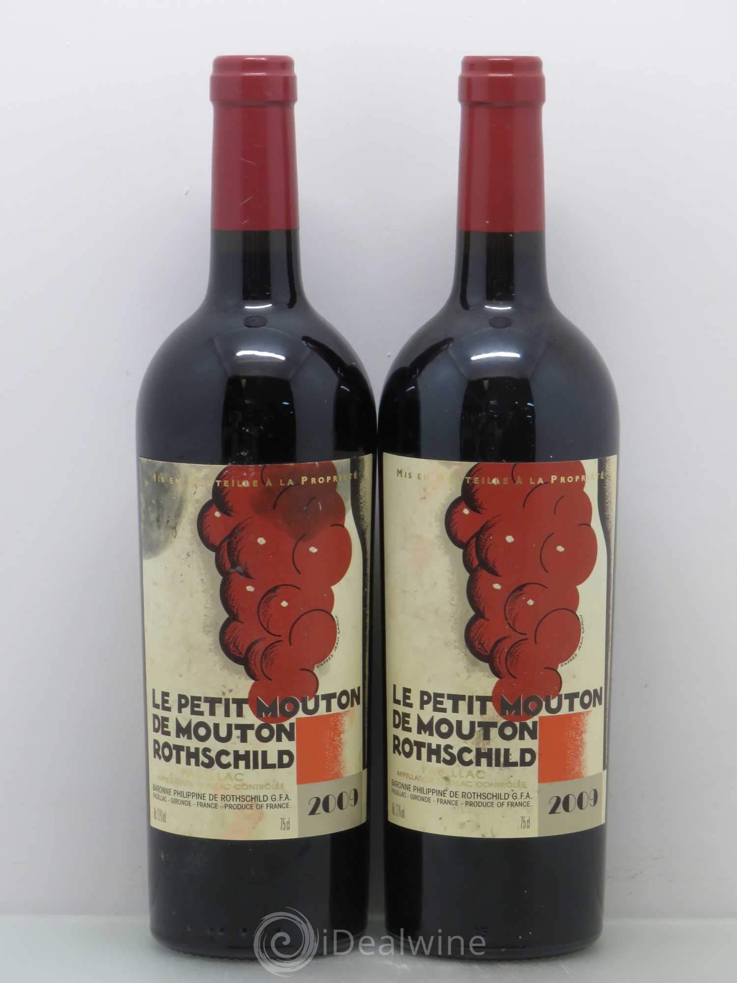 Petit Mouton Second Vin 2009 - Lot de 5 bouteilles - 2