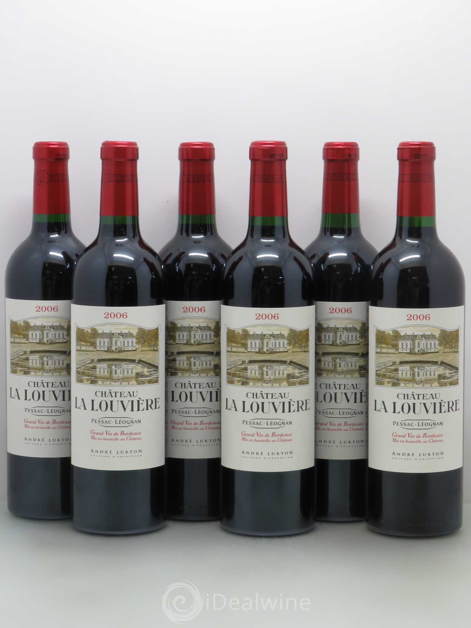 Château la Louvière 2006 - Lot de 6 bouteilles - 0