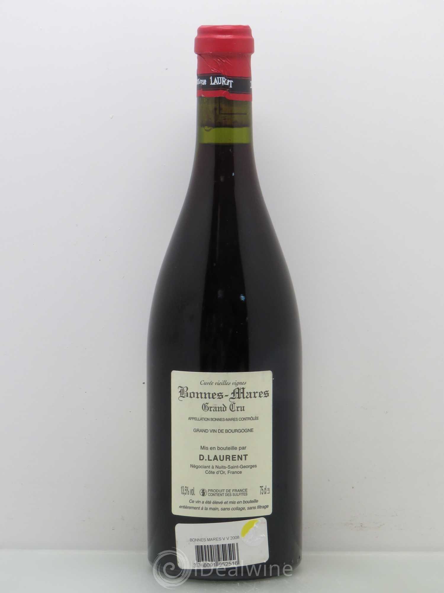 Bonnes-Mares Grand Cru Dominique Laurent Grande Cuvée Vieilles Vignes 2008 - Posten von 1 Flasche - 1