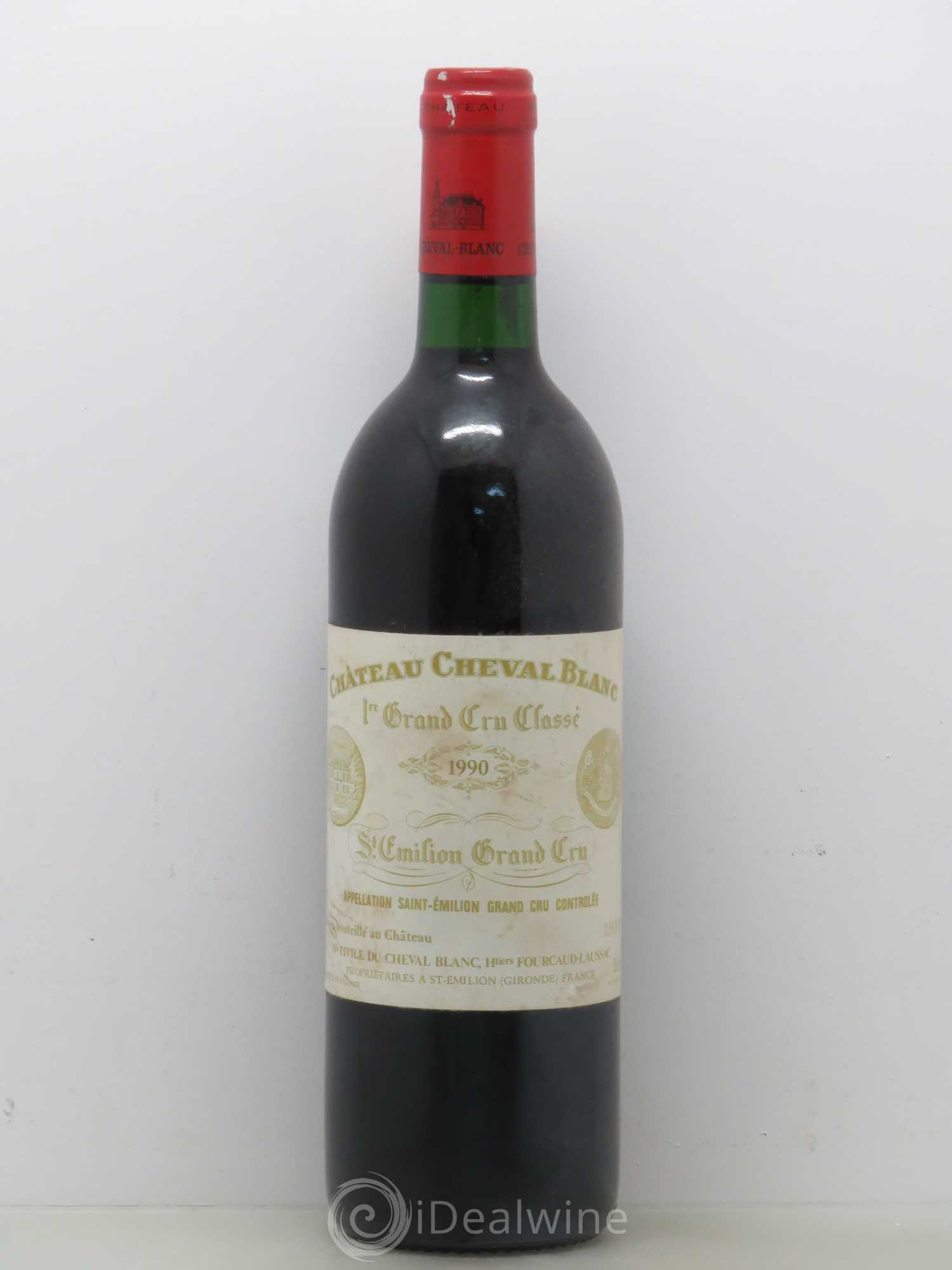 Château Cheval Blanc 1er Grand Cru Classé A 1990 - Lot de 1 bouteille - 0