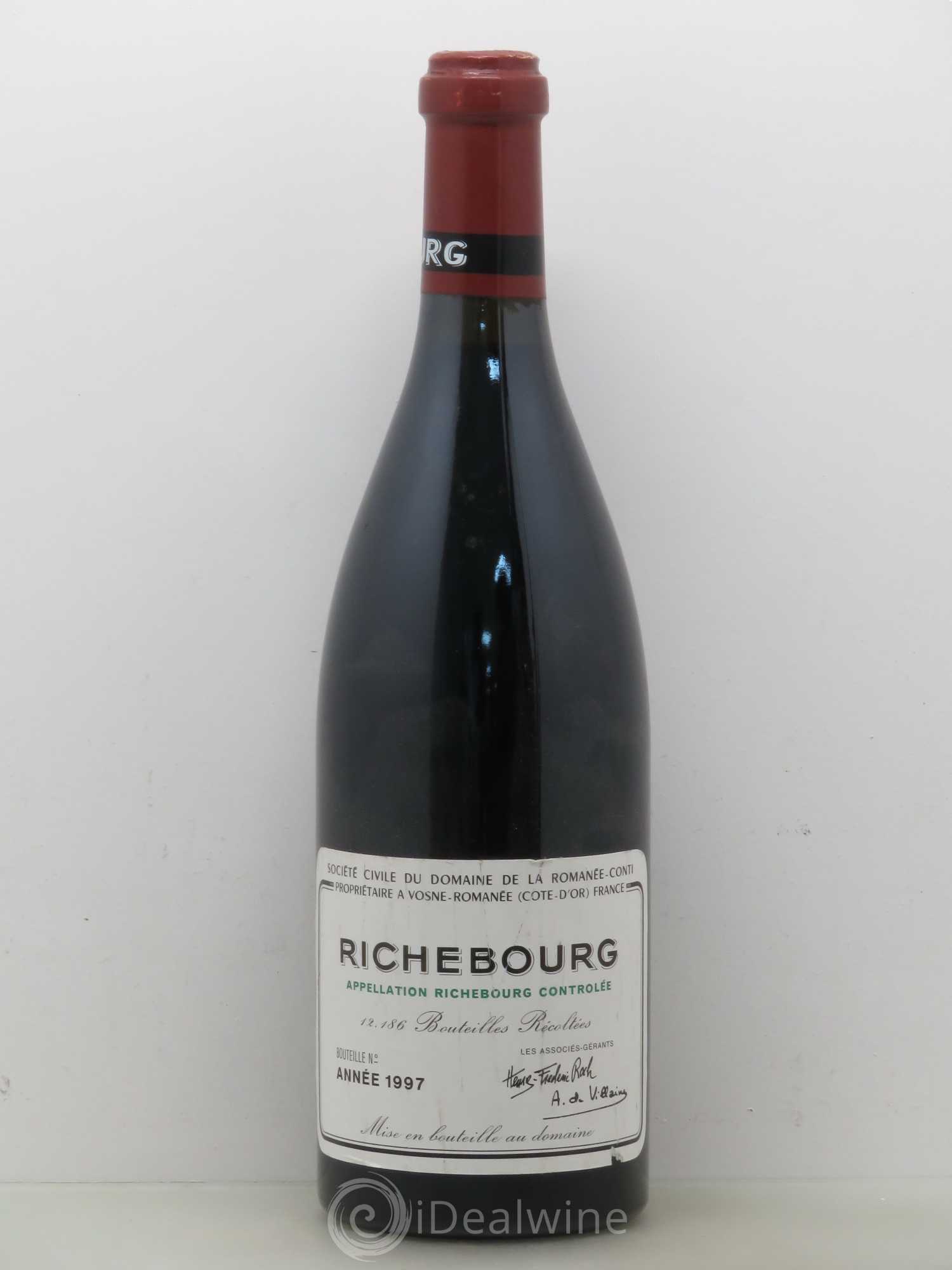 Richebourg Grand Cru Domaine de la Romanée-Conti 1997 - Lot de 1 bouteille - 0