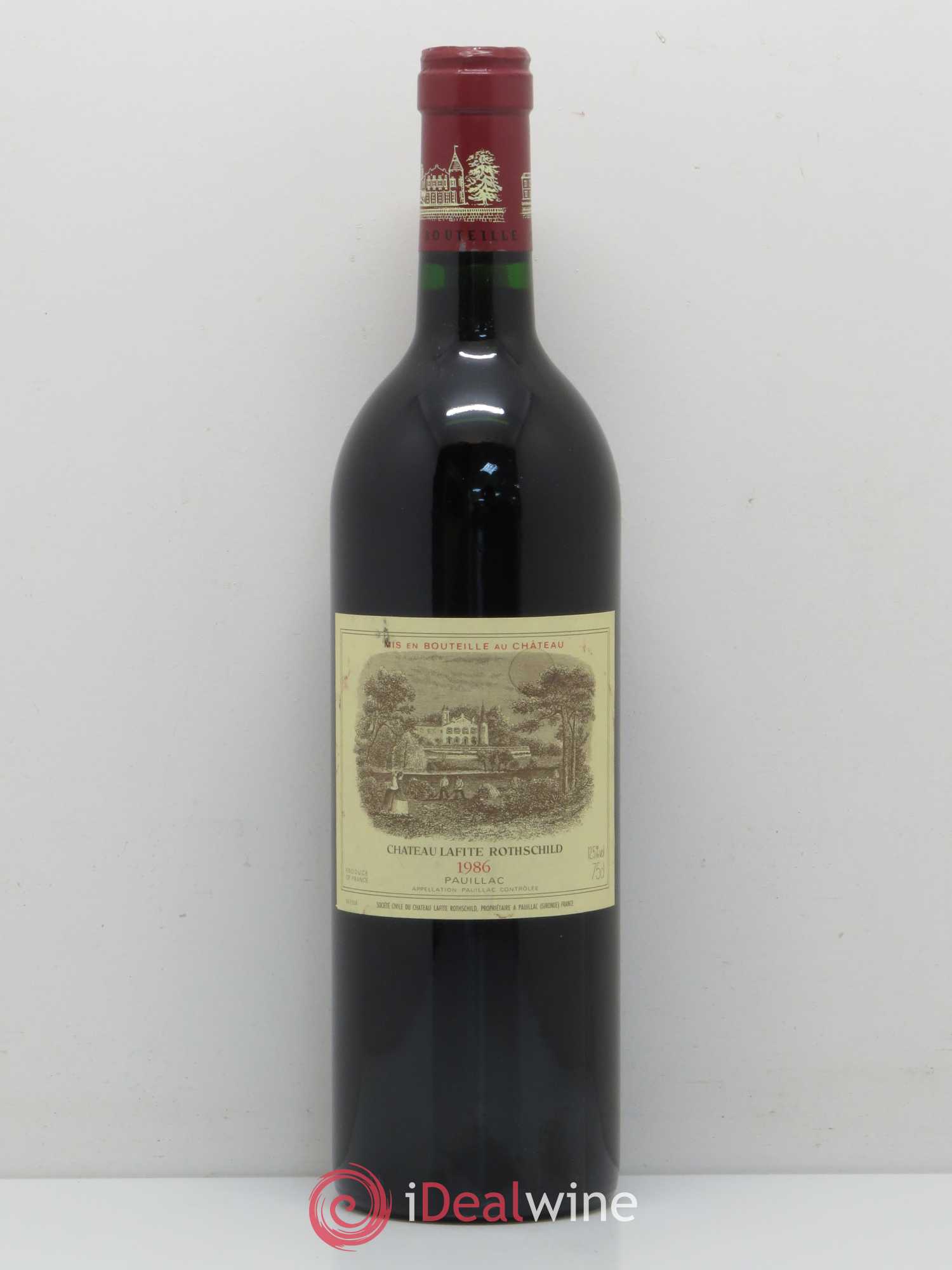Château Lafite Rothschild 1er Grand Cru Classé 1986 - Lot de 1 bouteille - 0