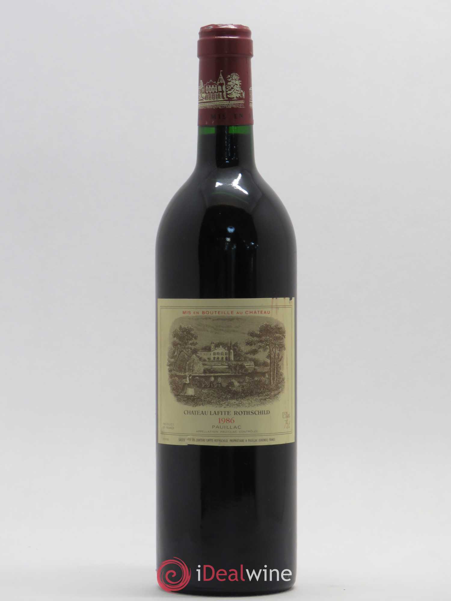 Château Lafite Rothschild 1er Grand Cru Classé 1986 - Lot de 1 bouteille - 0