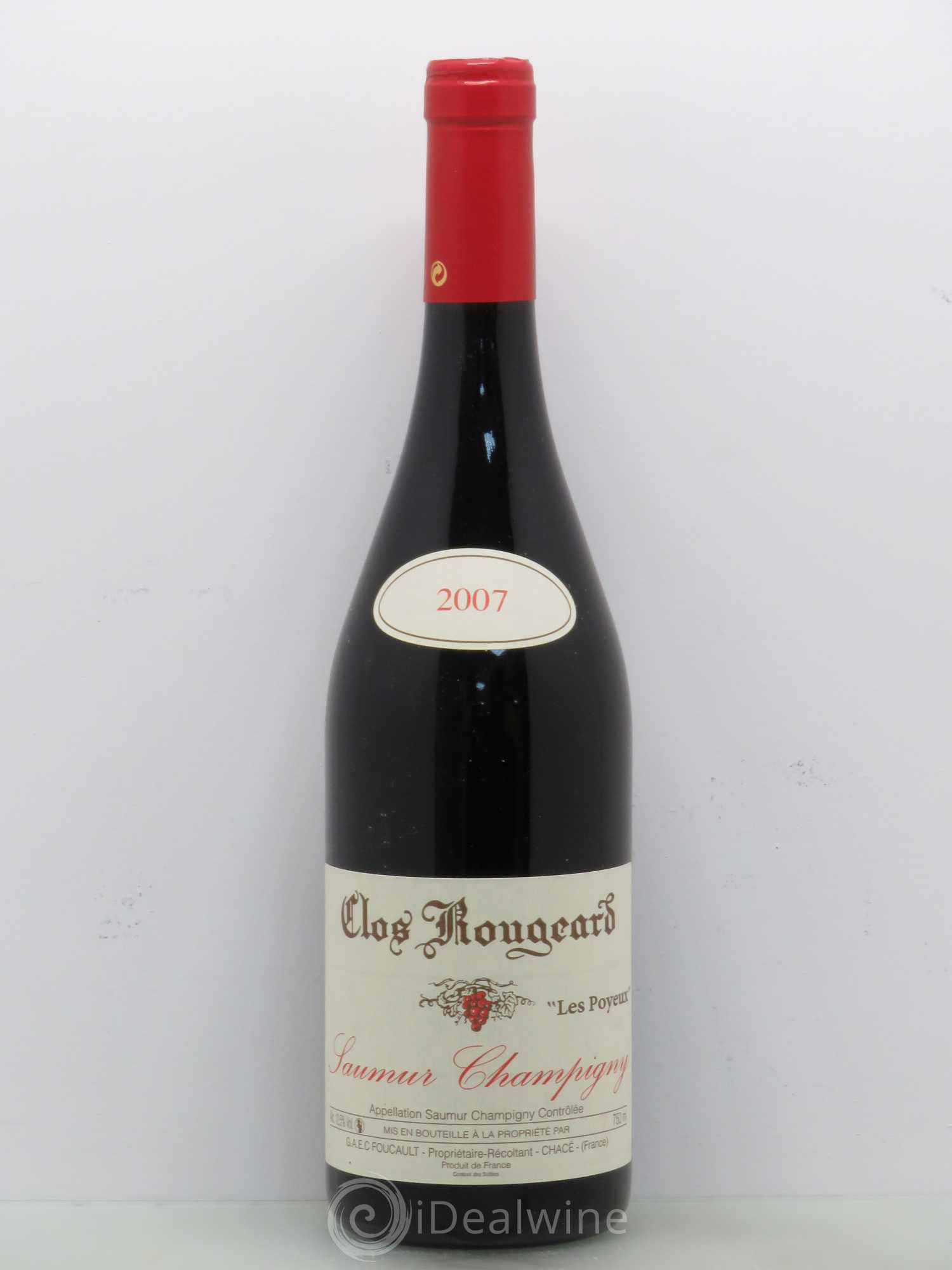 Saumur-Champigny Les Poyeux Clos Rougeard 2007 - Lot de 1 bouteille - 0