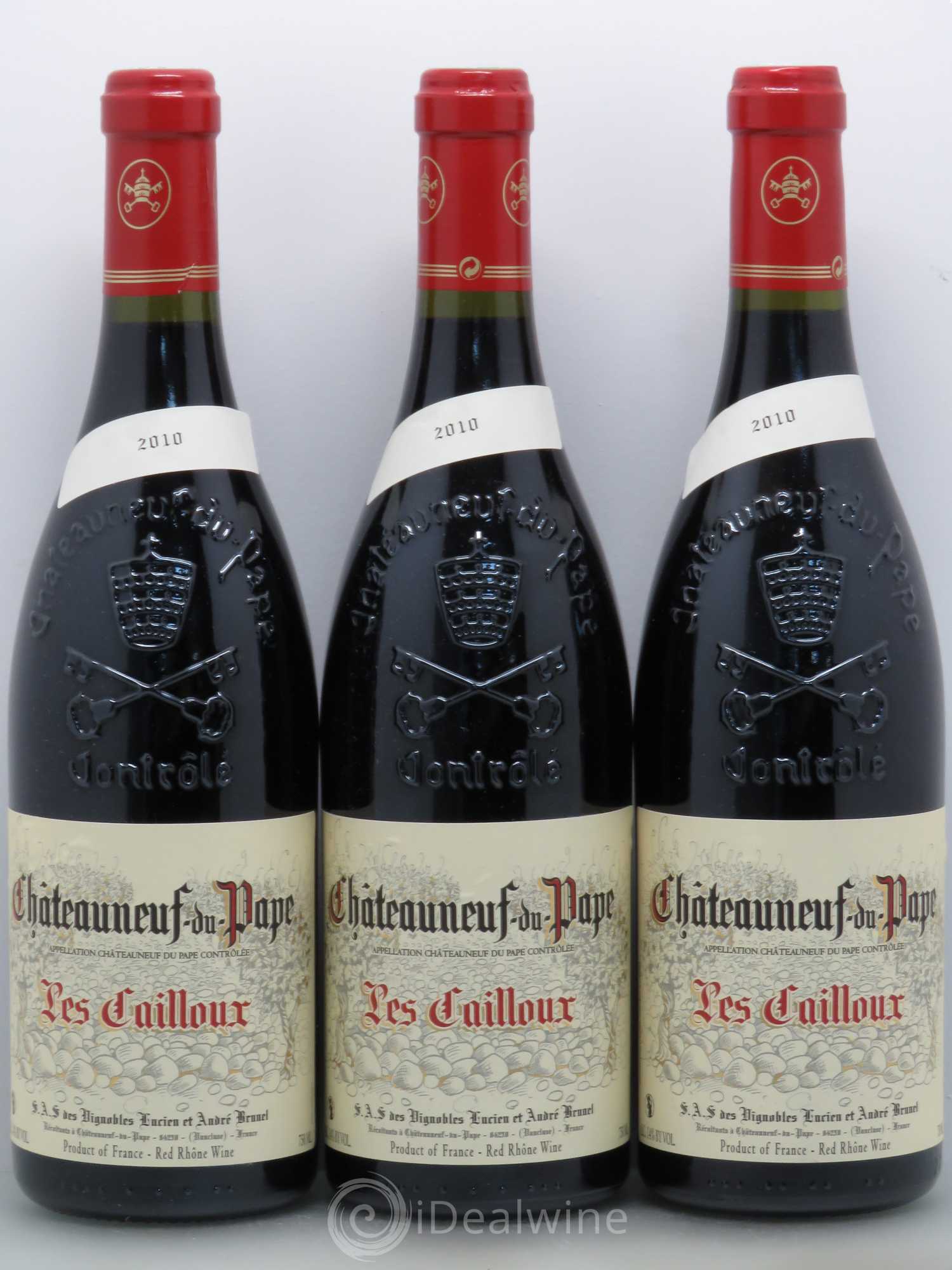 Châteauneuf-du-Pape Les Cailloux André Brunel 2010 - Lot de 6 bouteilles - 1