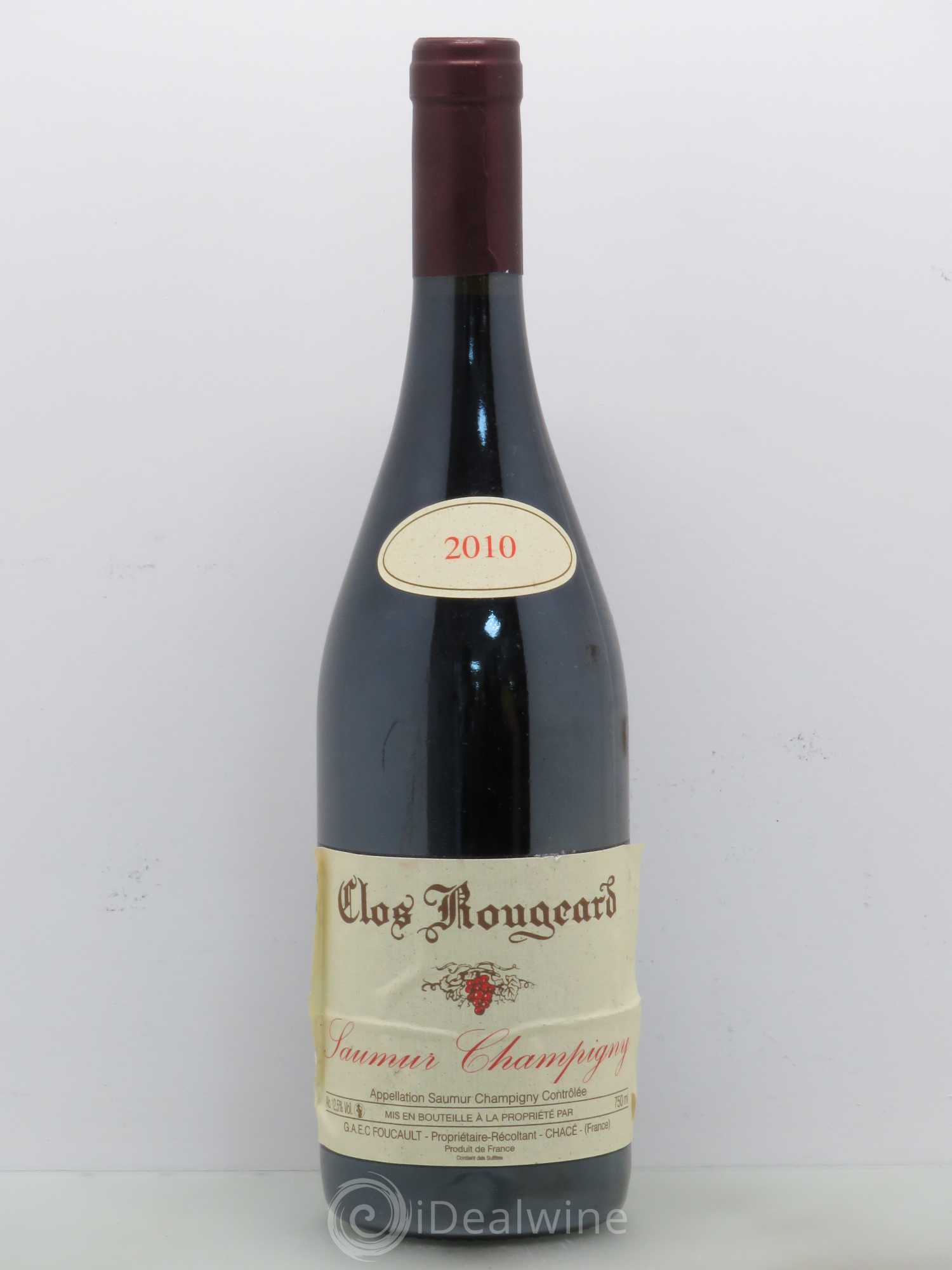 Saumur-Champigny Clos Rougeard 2010 - Lot de 1 bouteille - 0