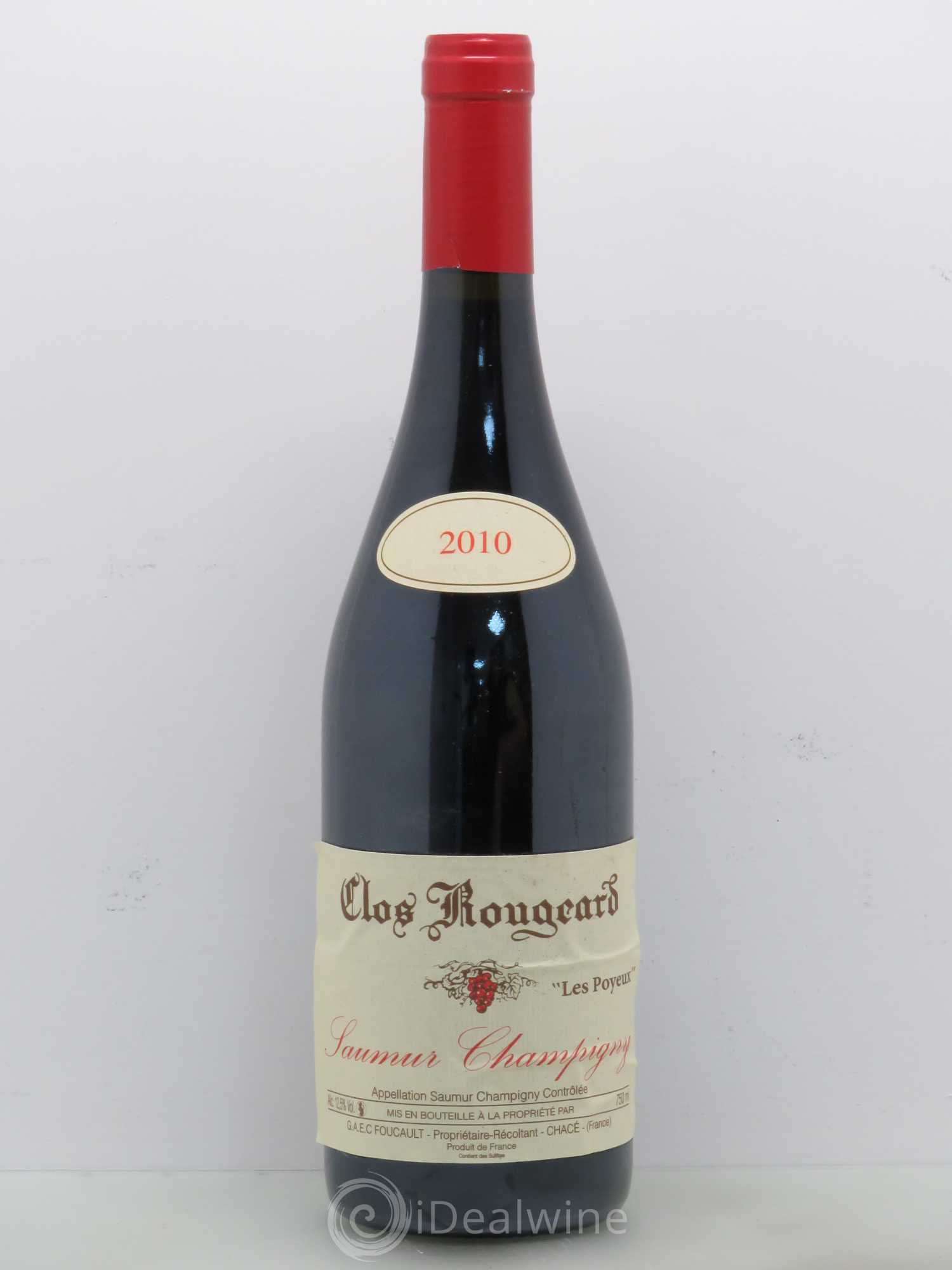 Saumur-Champigny Les Poyeux Clos Rougeard 2010 - Lot de 1 bouteille - 0