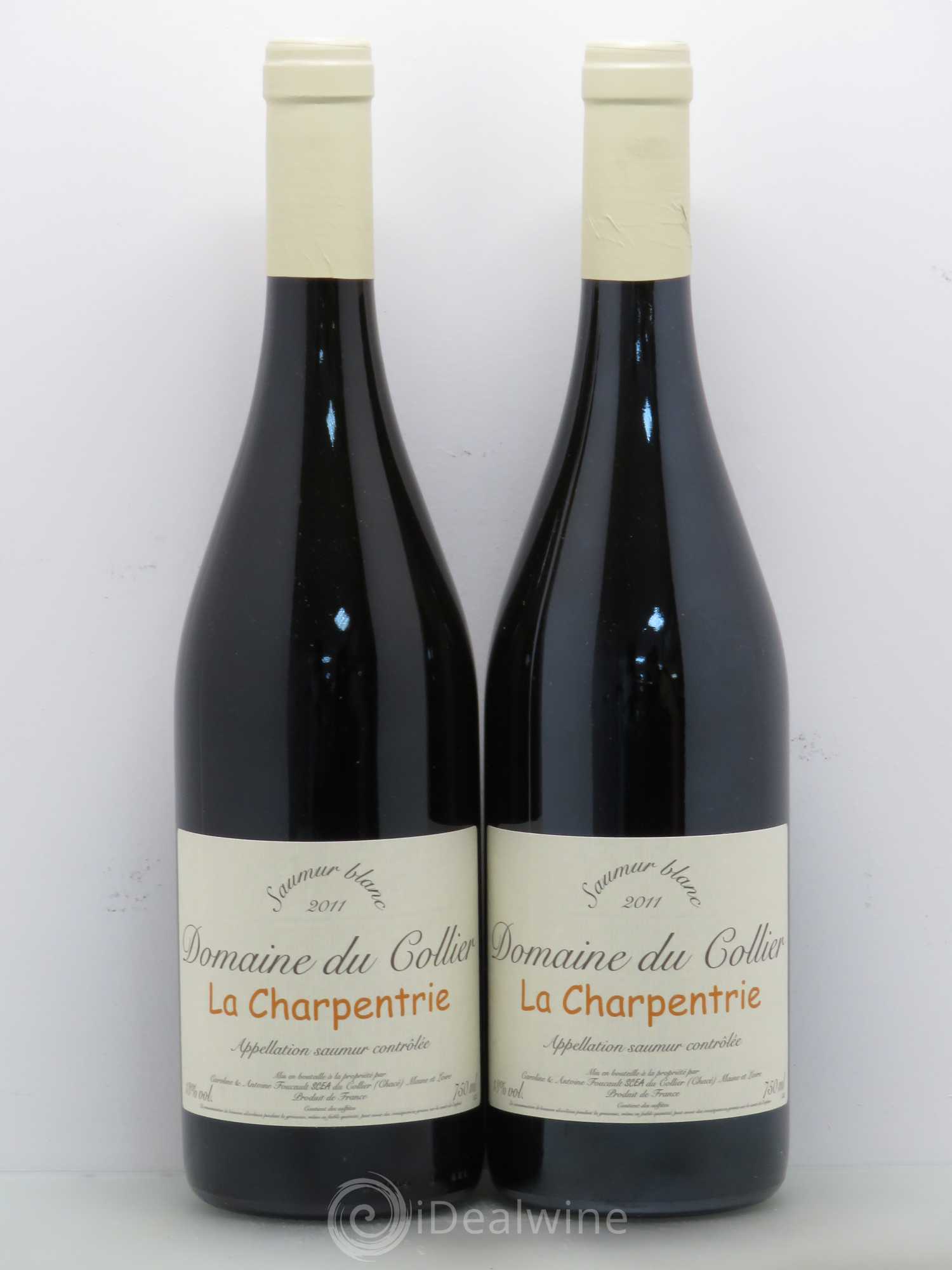 Saumur La Charpentrie Domaine du Collier 2011 - Lot de 2 bouteilles - 0