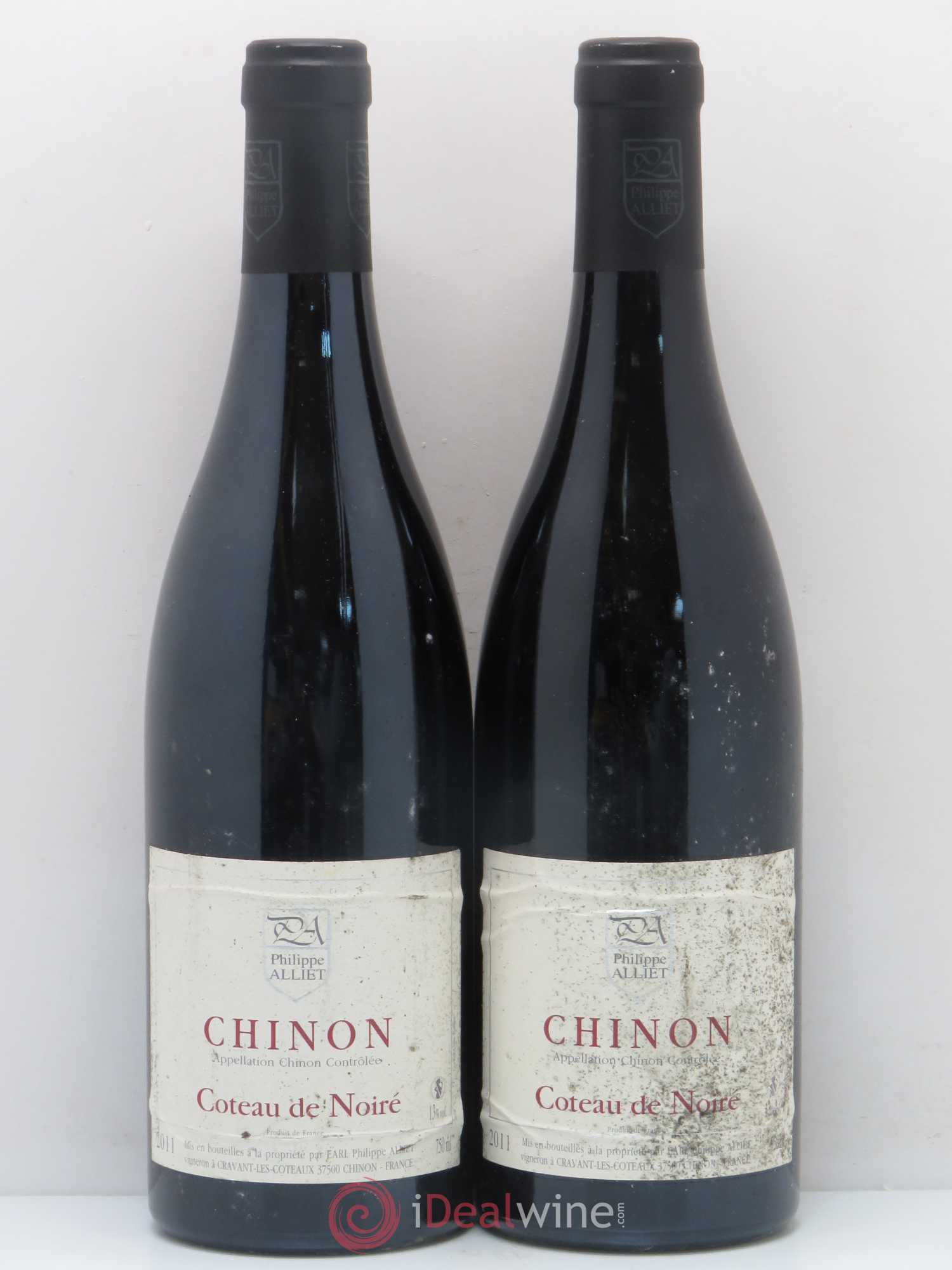 Chinon Coteau de Noiré Philippe Alliet 2011 - Lot de 2 bouteilles - 0