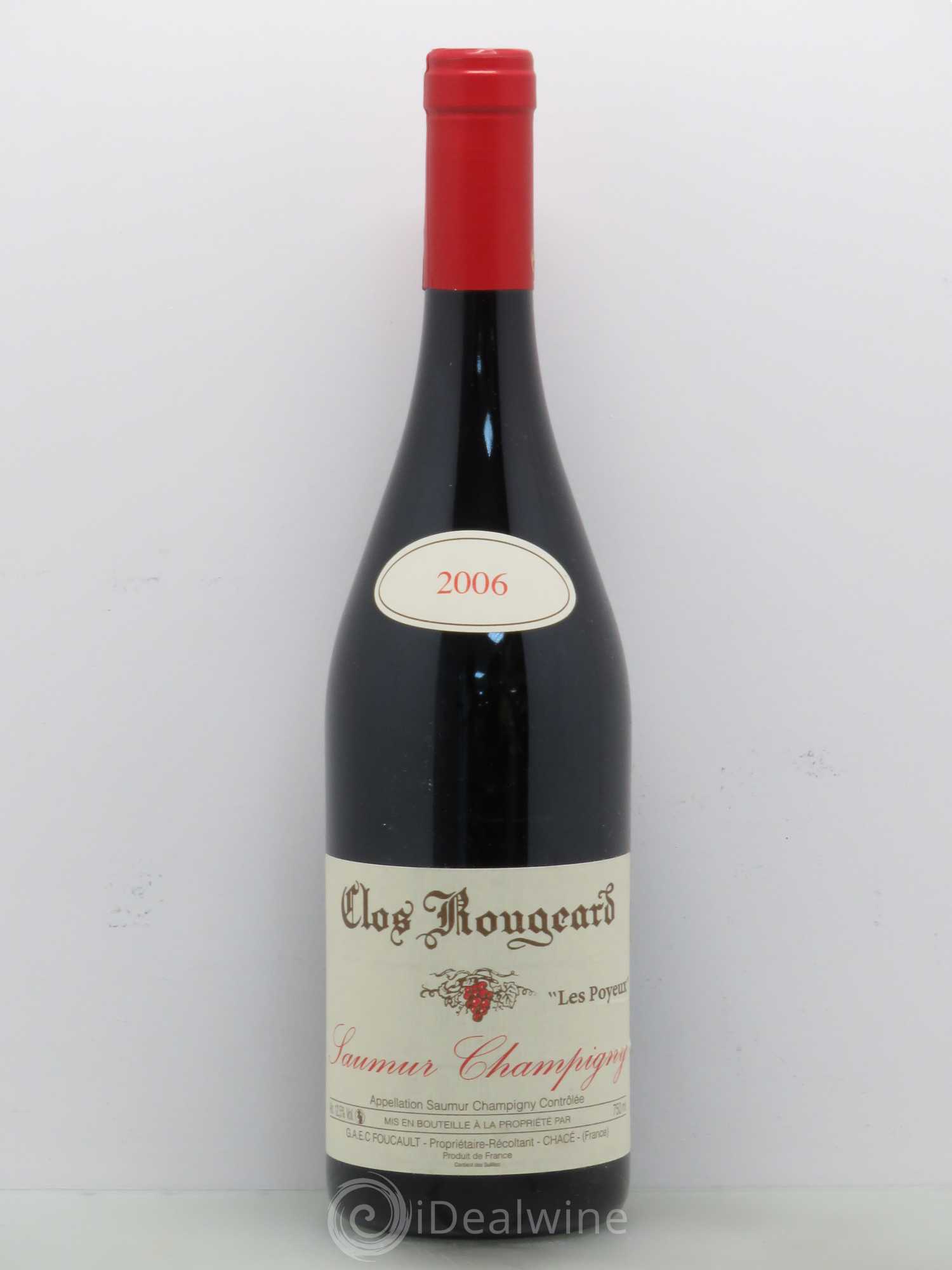 Saumur-Champigny Les Poyeux Clos Rougeard 2006 - Lot de 1 bouteille - 0