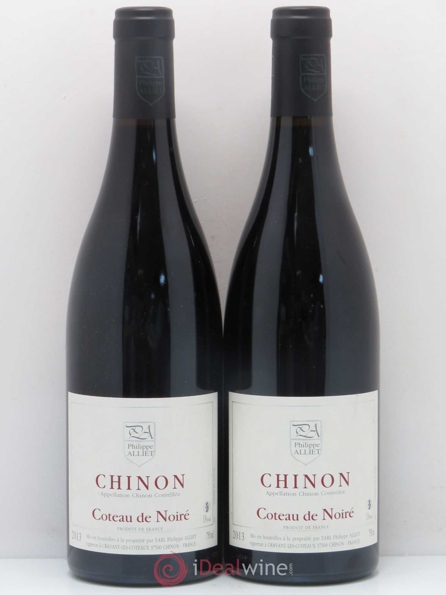 Chinon Coteau de Noiré Philippe Alliet 2013 - Lot de 2 bouteilles - 0