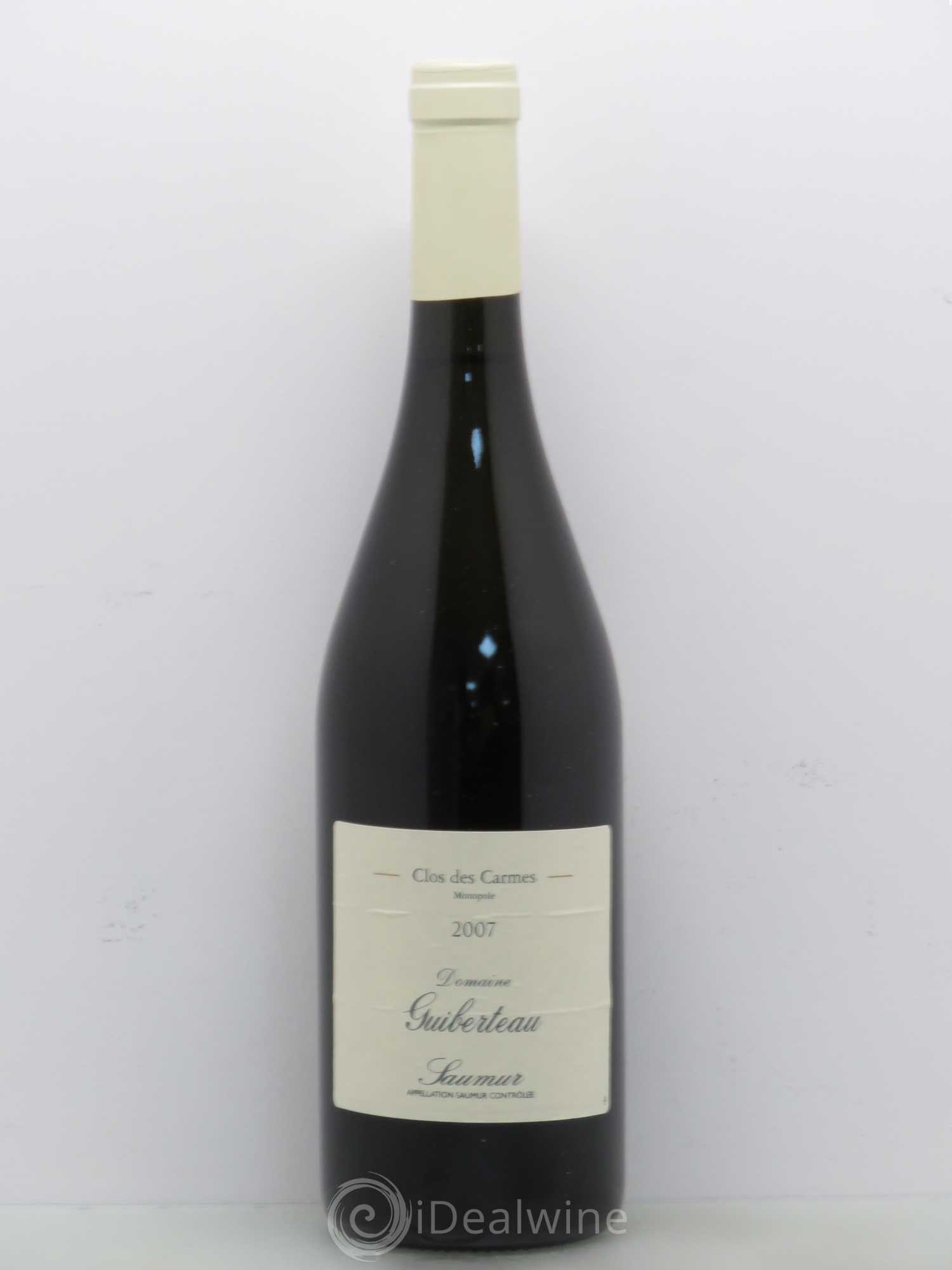 Saumur Domaine Guiberteau Clos des Carmes 2007 - Posten von 1 Flasche - 0