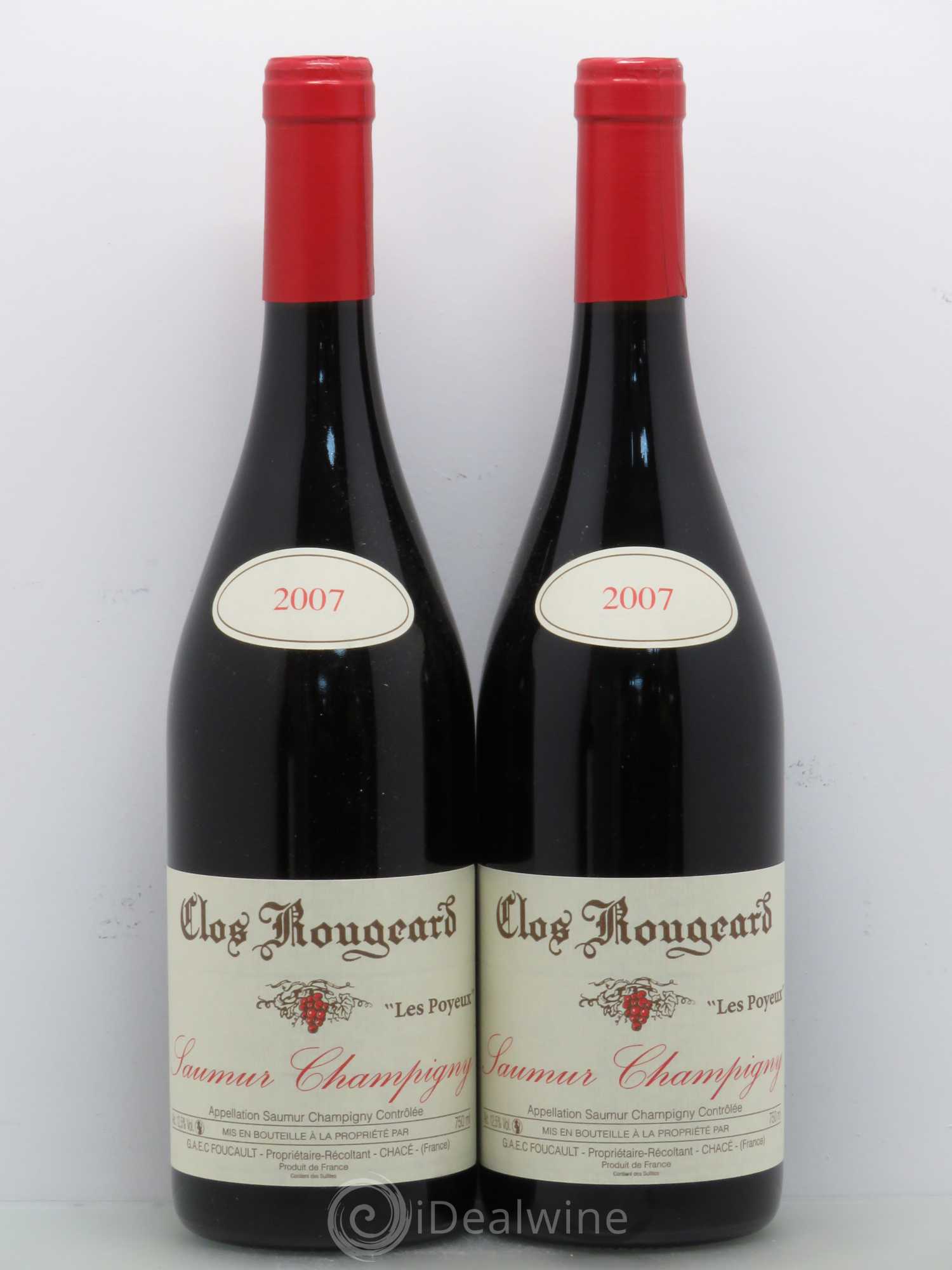 Saumur-Champigny Les Poyeux Clos Rougeard 2007 - Lot de 2 bouteilles - 0