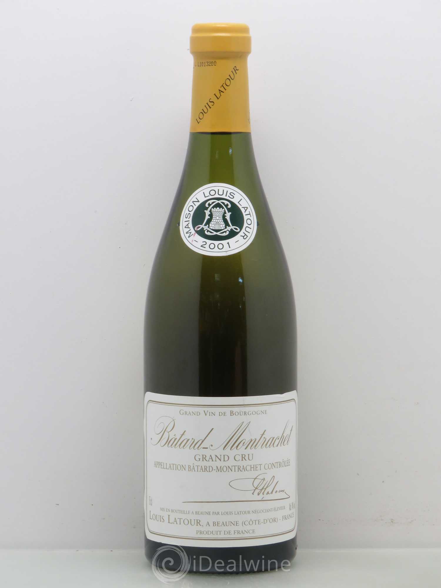 Bâtard-Montrachet Grand Cru Louis Latour 2001 - Lot de 1 bouteille - 0