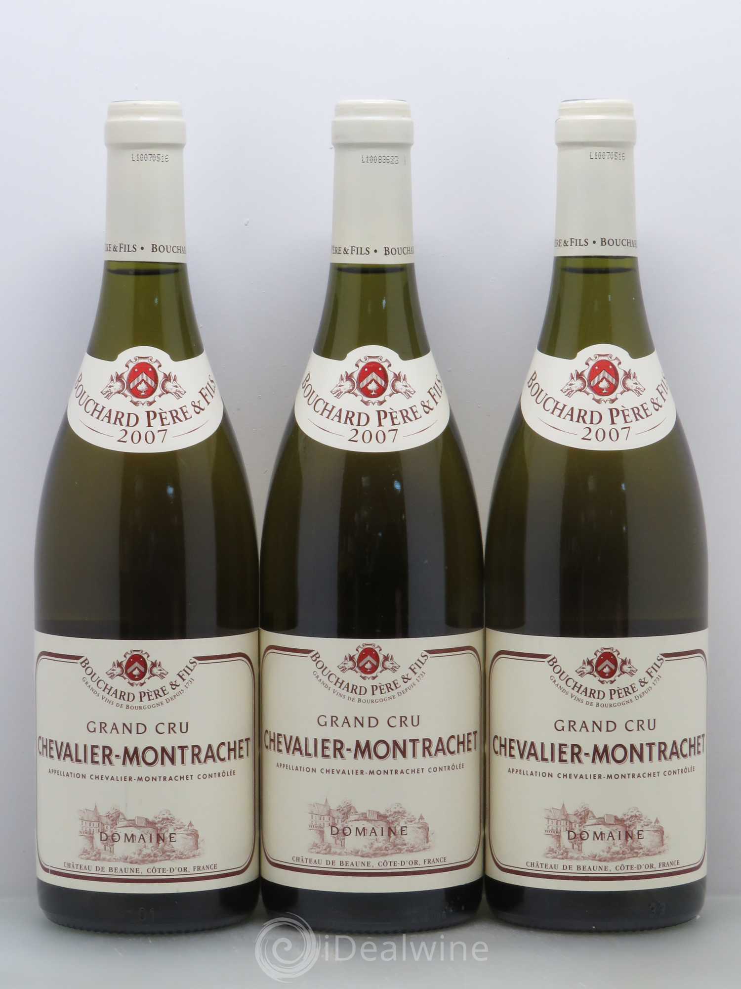 Chevalier-Montrachet Grand Cru Bouchard Père & Fils 2007 - Lot de 3 bouteilles - 0